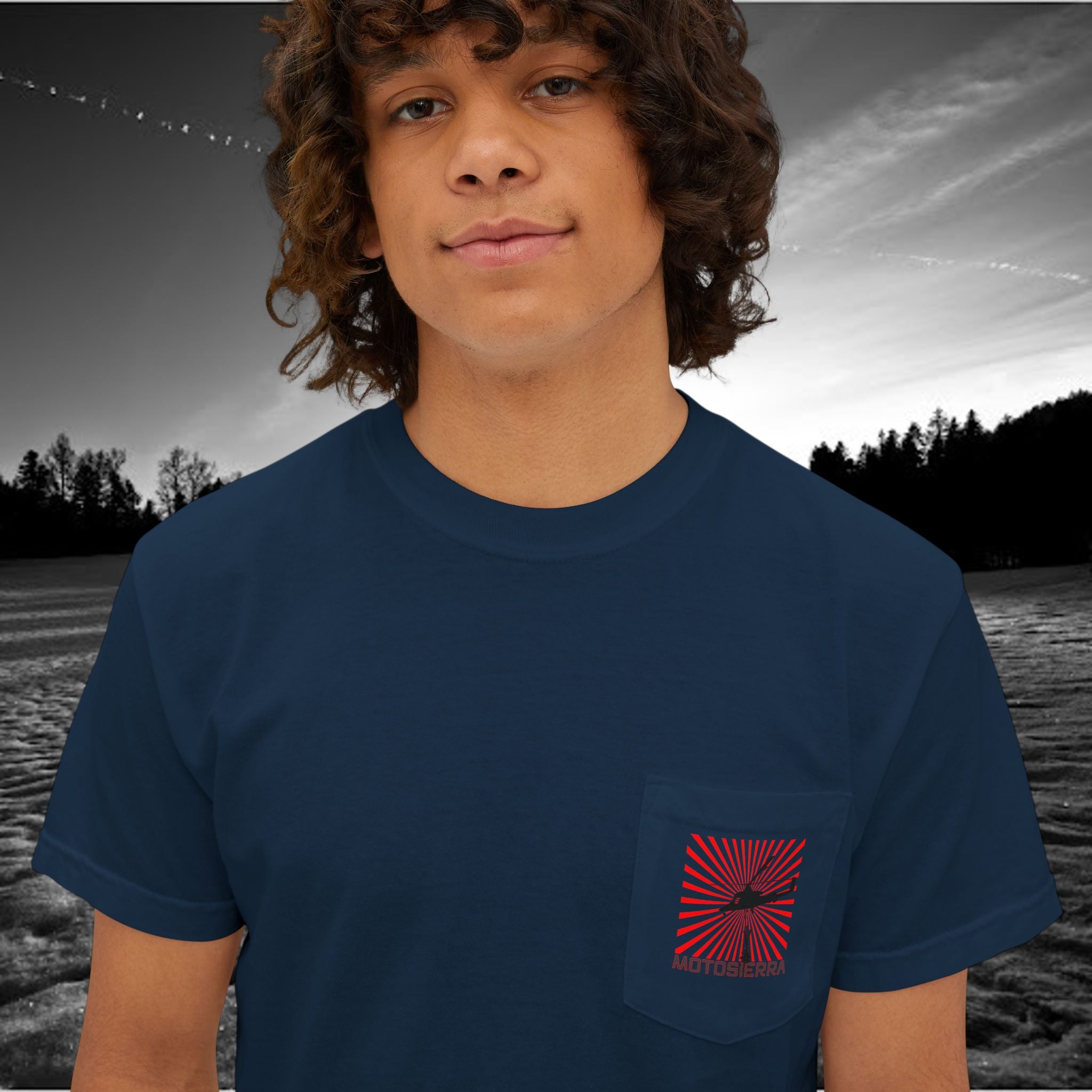Interlocking Love Unisex Pocket T-Shirt - Premium Garment-Dyed Tee