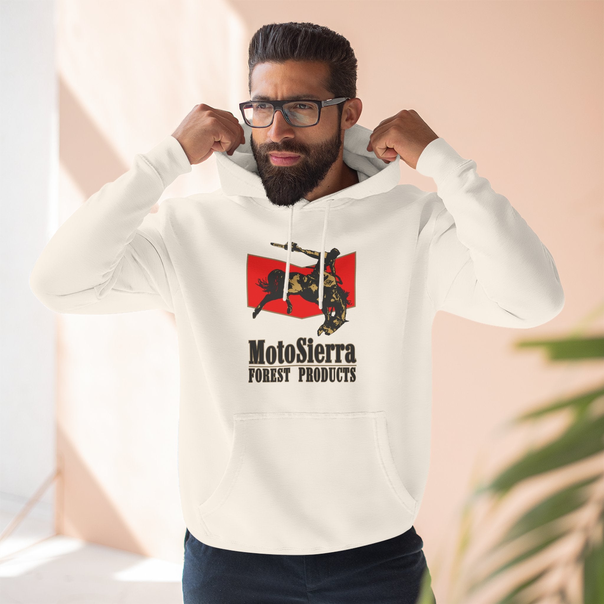Classic Cowboy Logo Three-Panel Fleece Hoodie