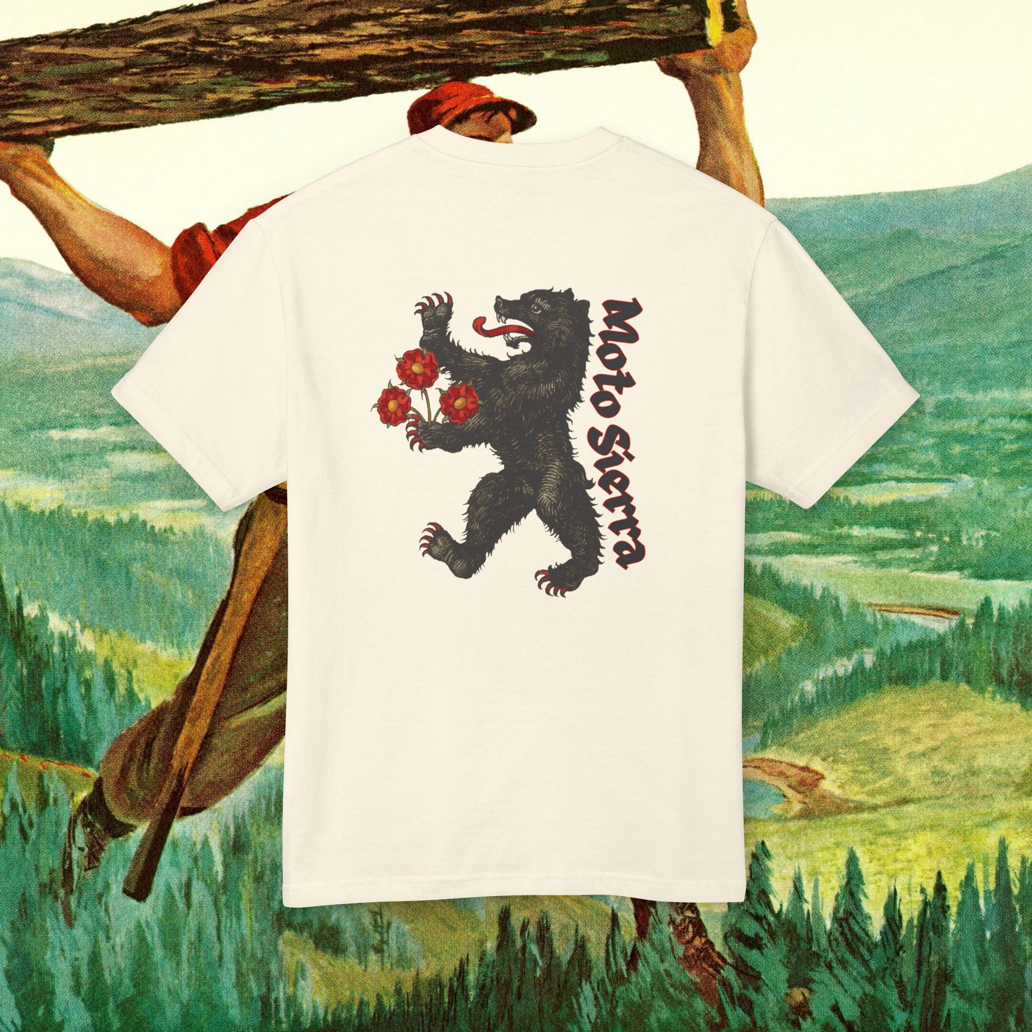The Bear Unisex Garment-Dyed Heavyweight Cotton Tee