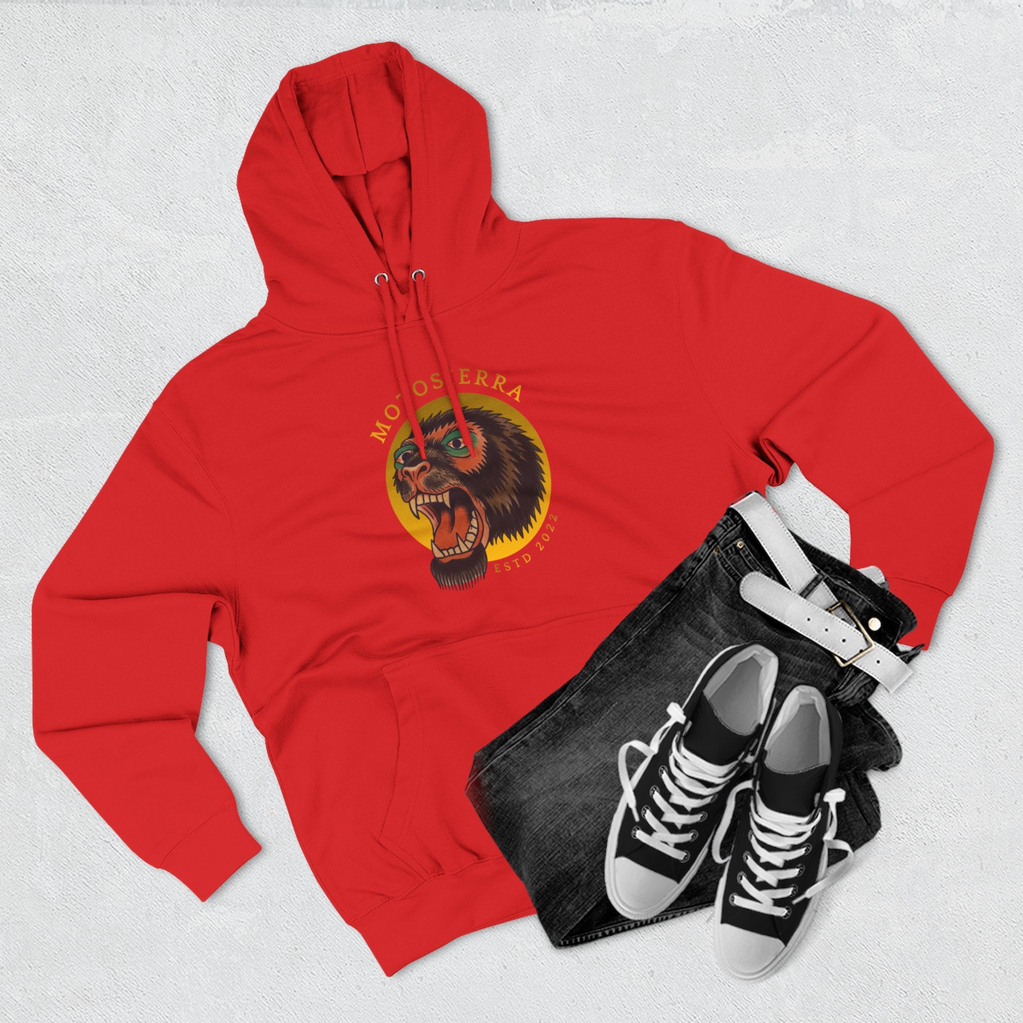 Sasquatch Three-Panel Fleece Hoodie