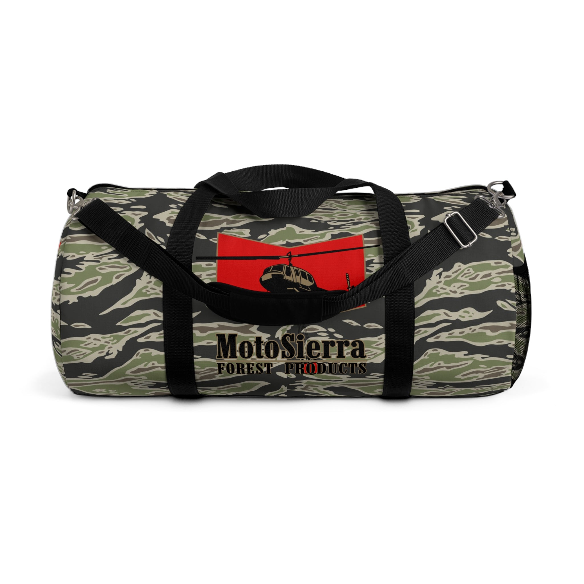 Tiger Stripe Duffel Bag for Outdoor Adventures, Travel & Gym, Stylish Military-Inspired Gear, Durable Weekender Bag