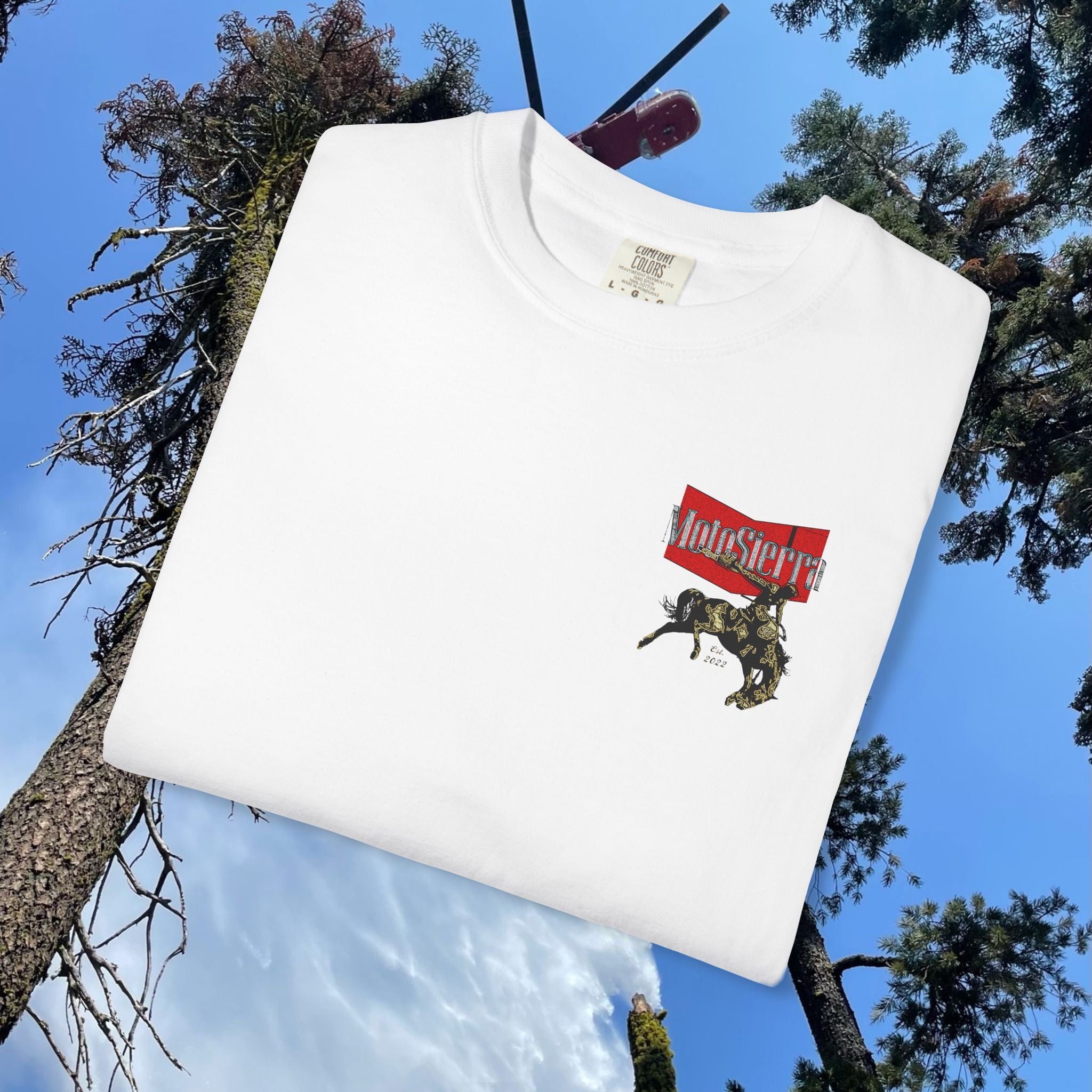 Warped Logo Unisex Garment-Dyed T-shirt