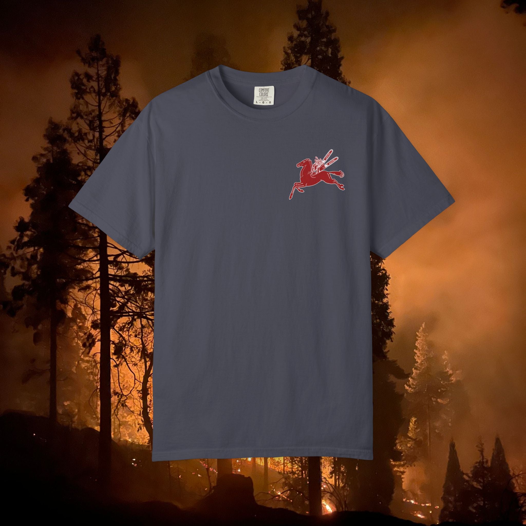 Pegasus Unisex Garment-Dyed T-shirt
