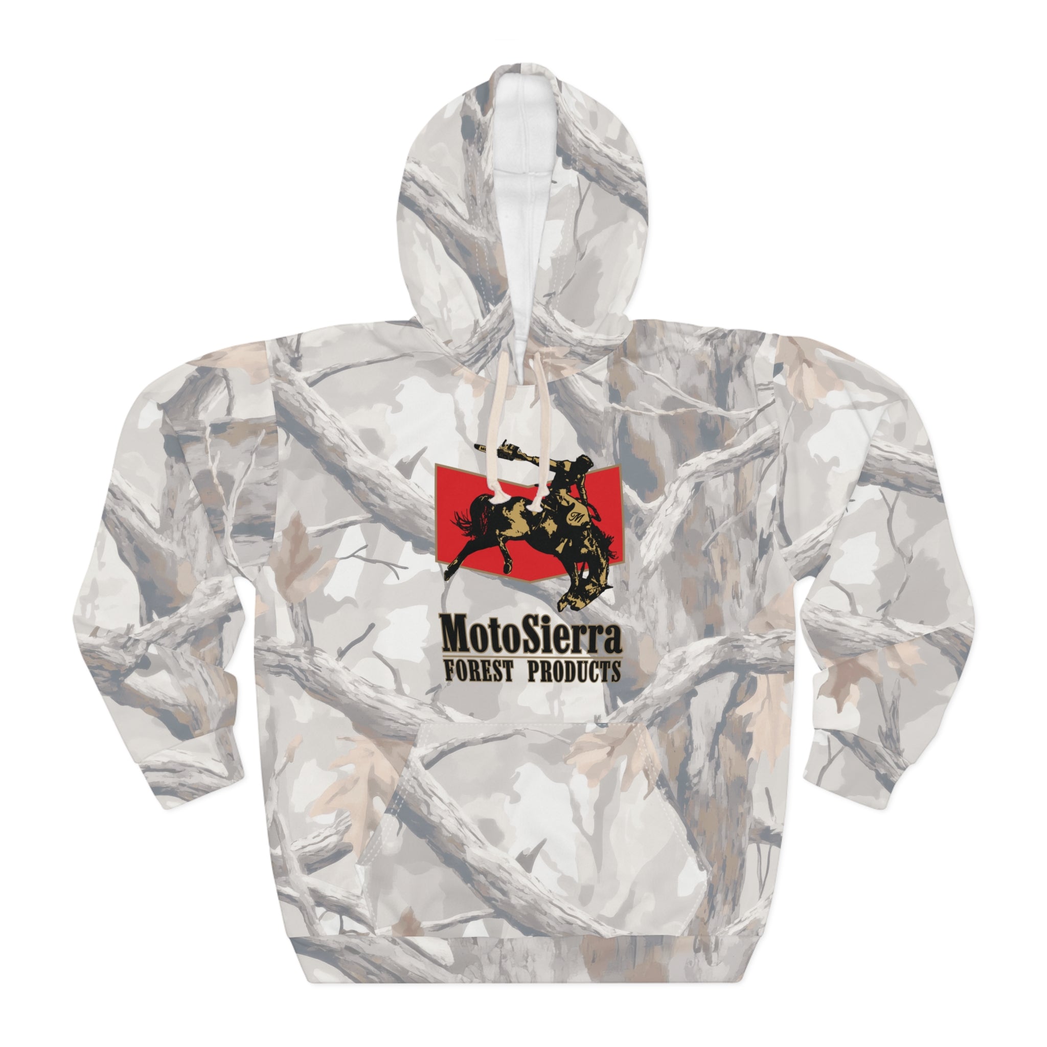 Ghost Camo Pullover Hoodie for Adventurers, Outdoor Gear, Casual Style,