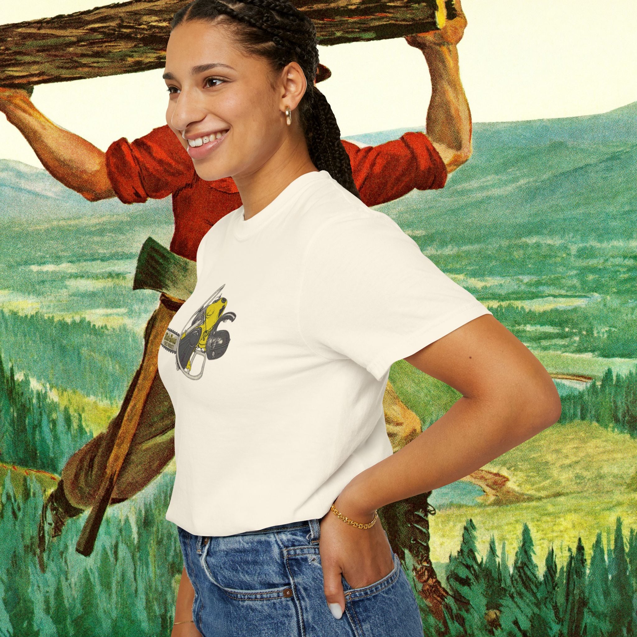 Vintage Chainsaw Unisex T-Shirt | Lumberjack Style | Casual Wear for Outdoorsman, Gift for Father's Day, Tree Lover Gift, Vintage Vibe, [...]