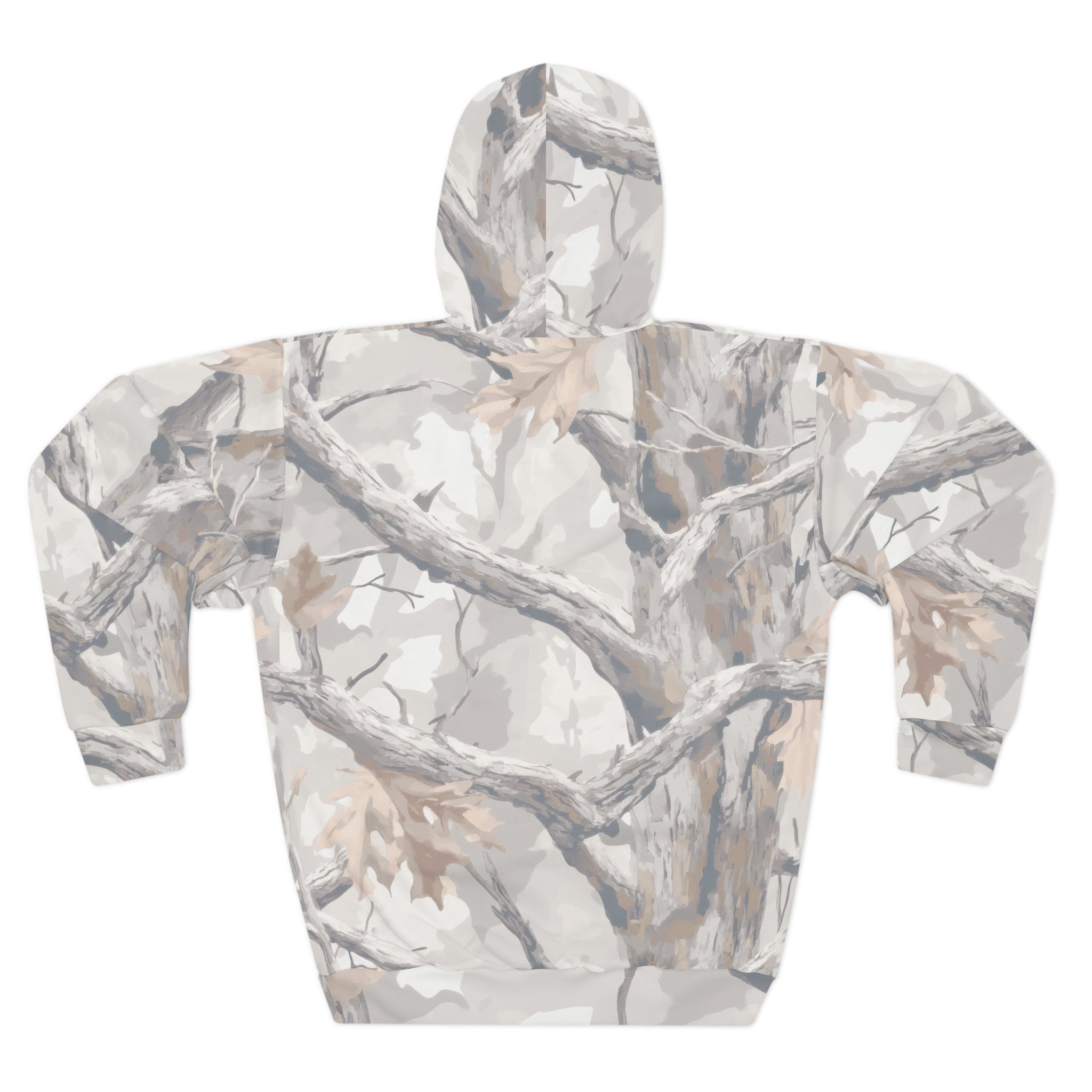Ghost Camo Pullover Hoodie for Adventurers, Outdoor Gear, Casual Style,