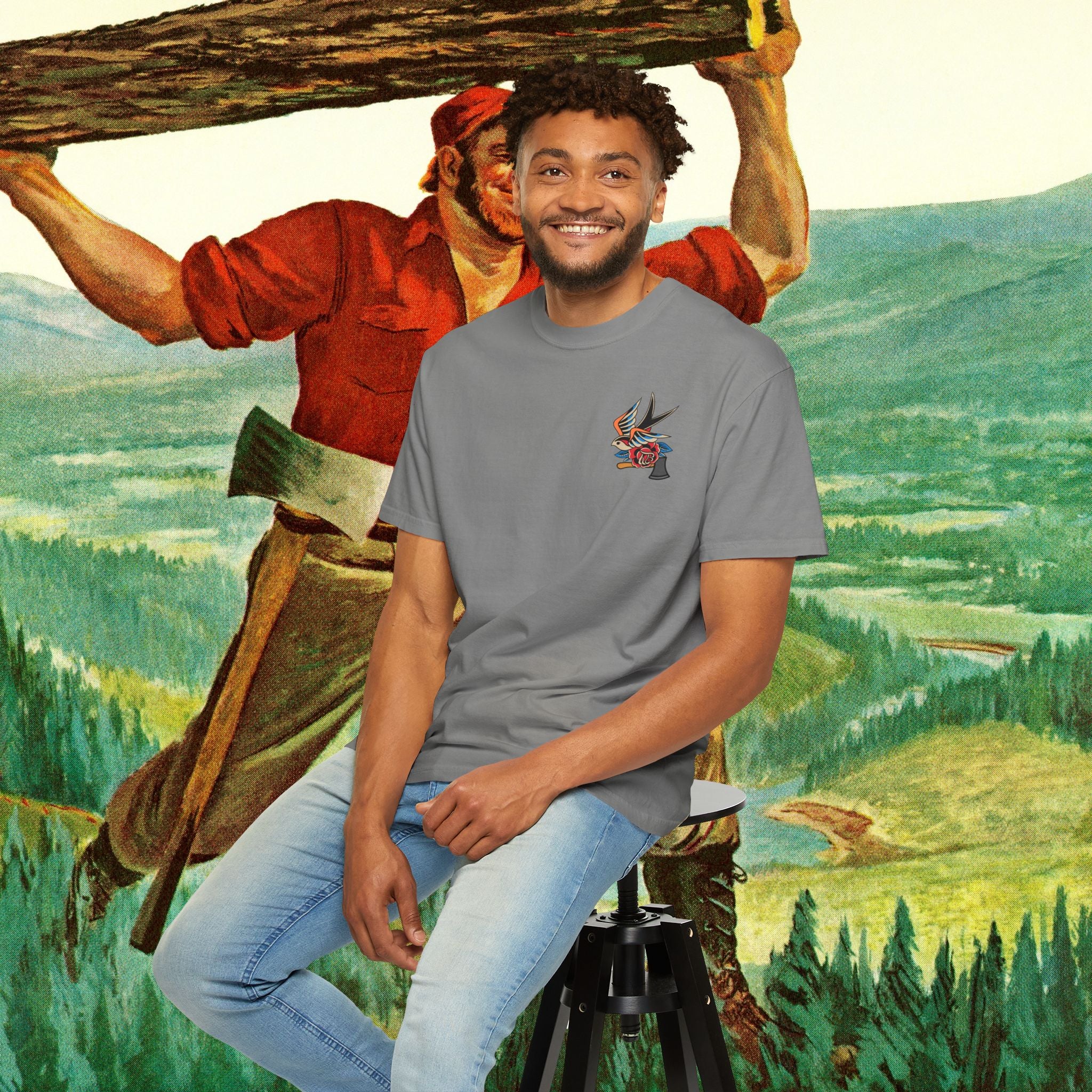 Cornell Unisex Garment-Dyed T-shirt