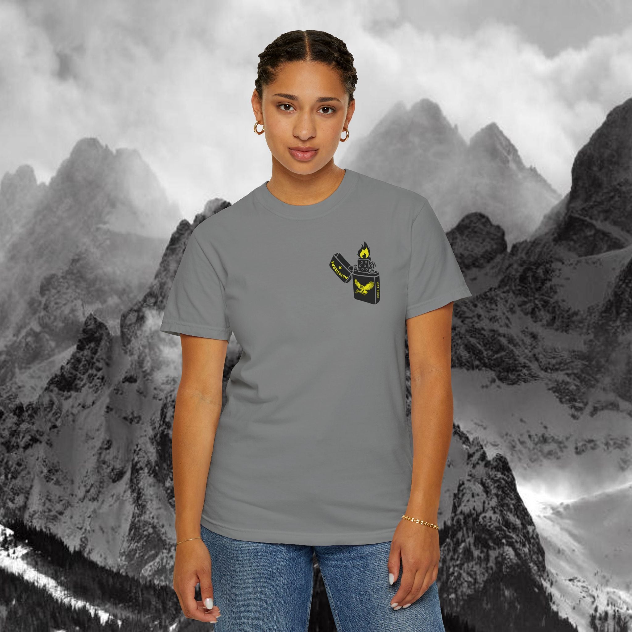 Flint Unisex Garment-Dyed T-shirt