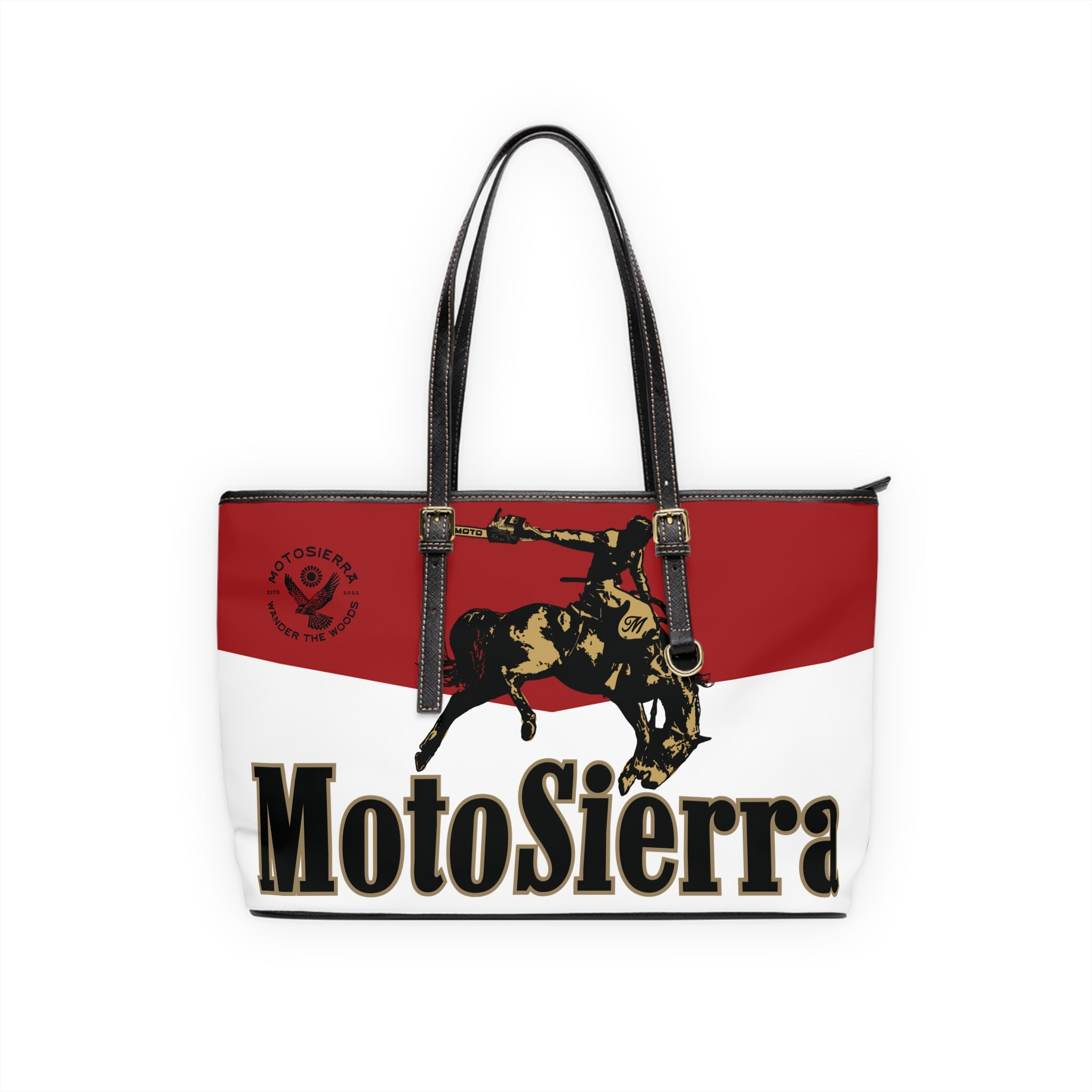 Moto Cowboy Artificial Leather Shoulder Bag Stylish Tote, Everyday Accessory, Women's Handbag