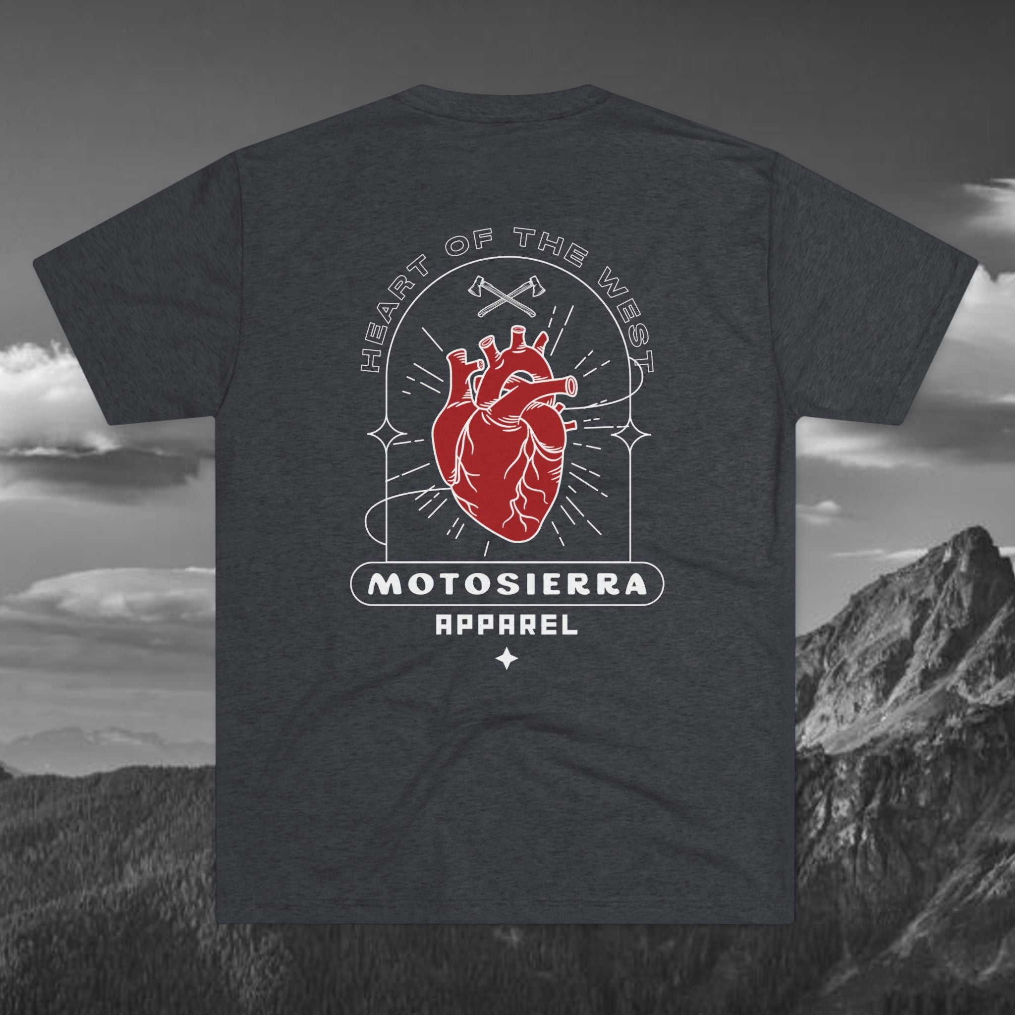 Heart Of The West Unisex Tri-Blend Crew Tee