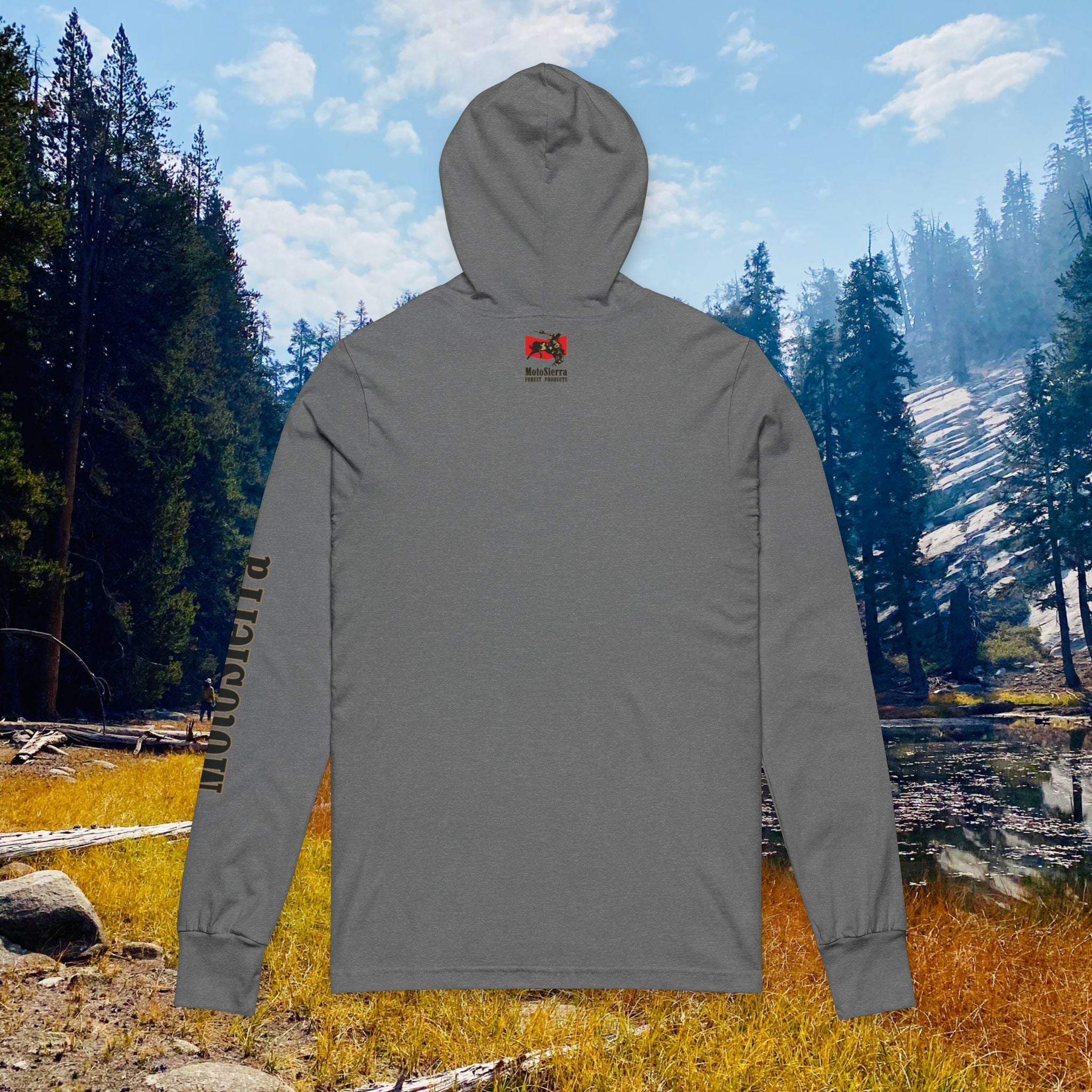 MotoSierra Forest Products Unisex Hooded Long Sleeve Tee