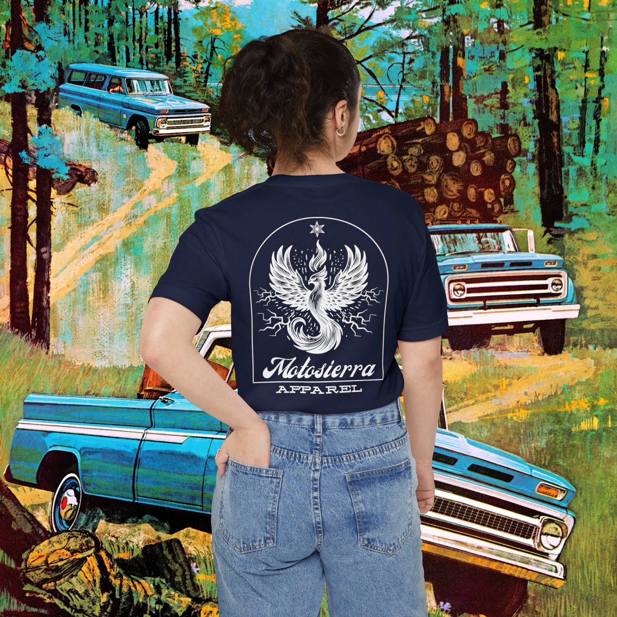 Thunderbird Vintage-Inspired Unisex Pocket T-Shirt