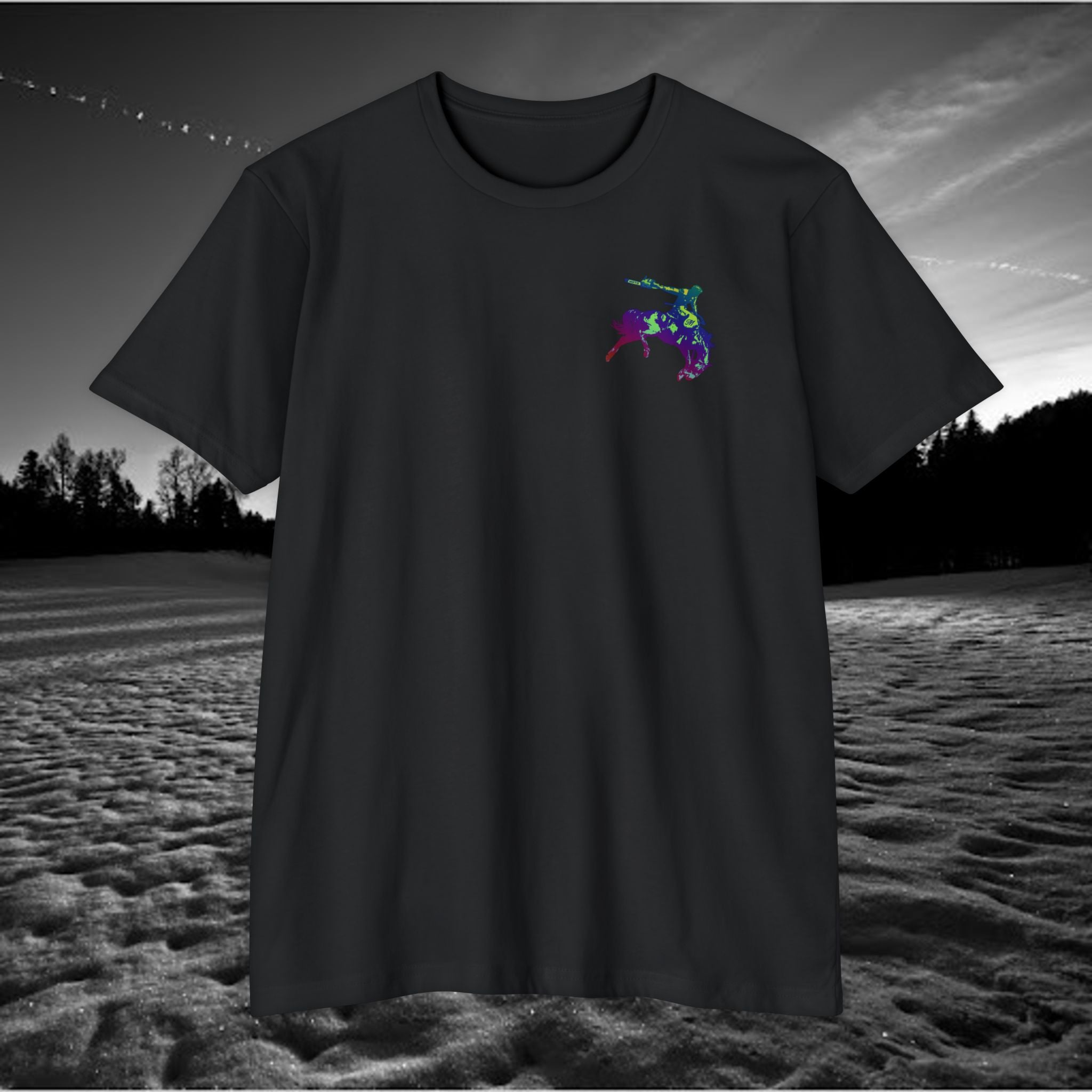 The Neon Dart Unisex CVC Jersey T-shirt