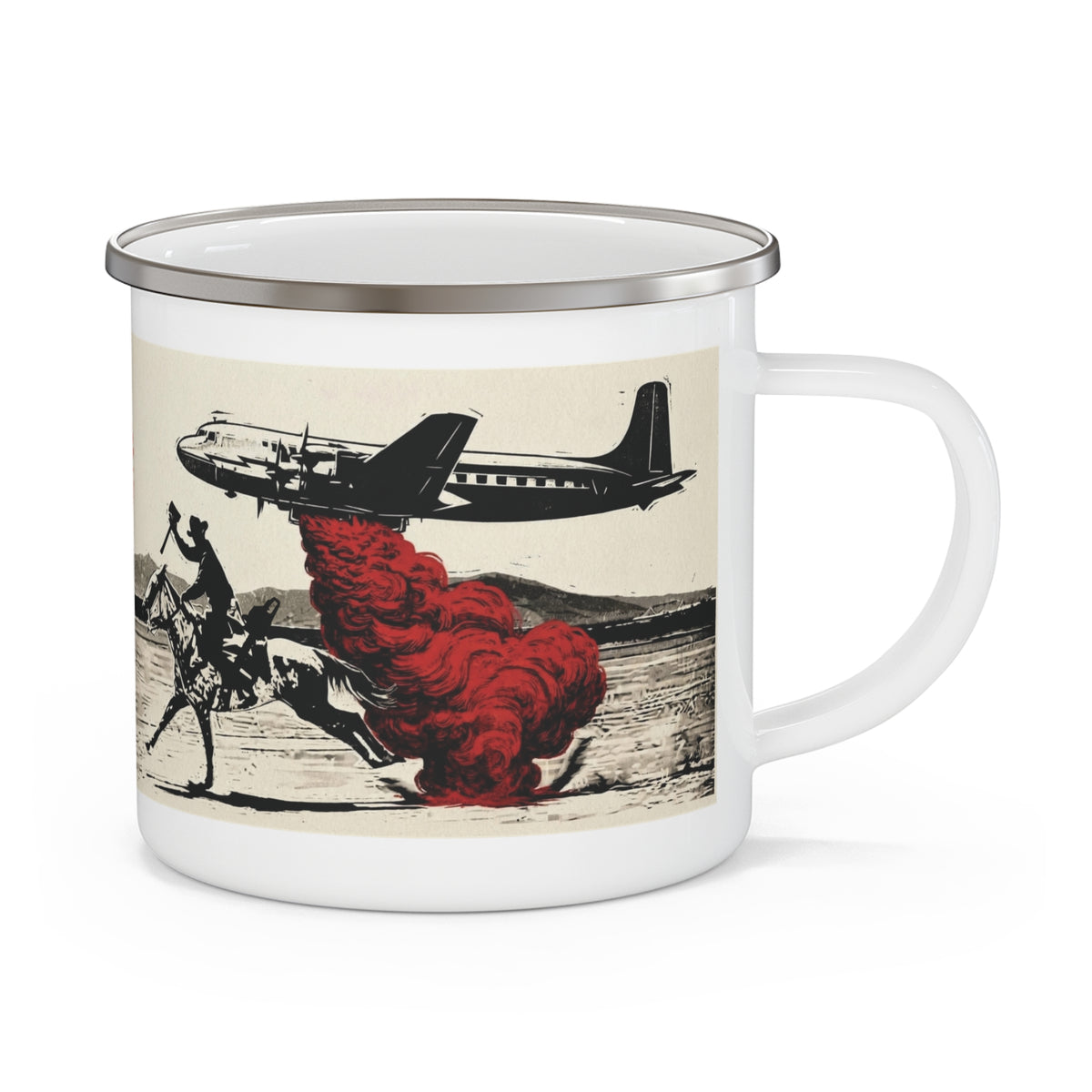 Western Ways Enamel Camping Mug