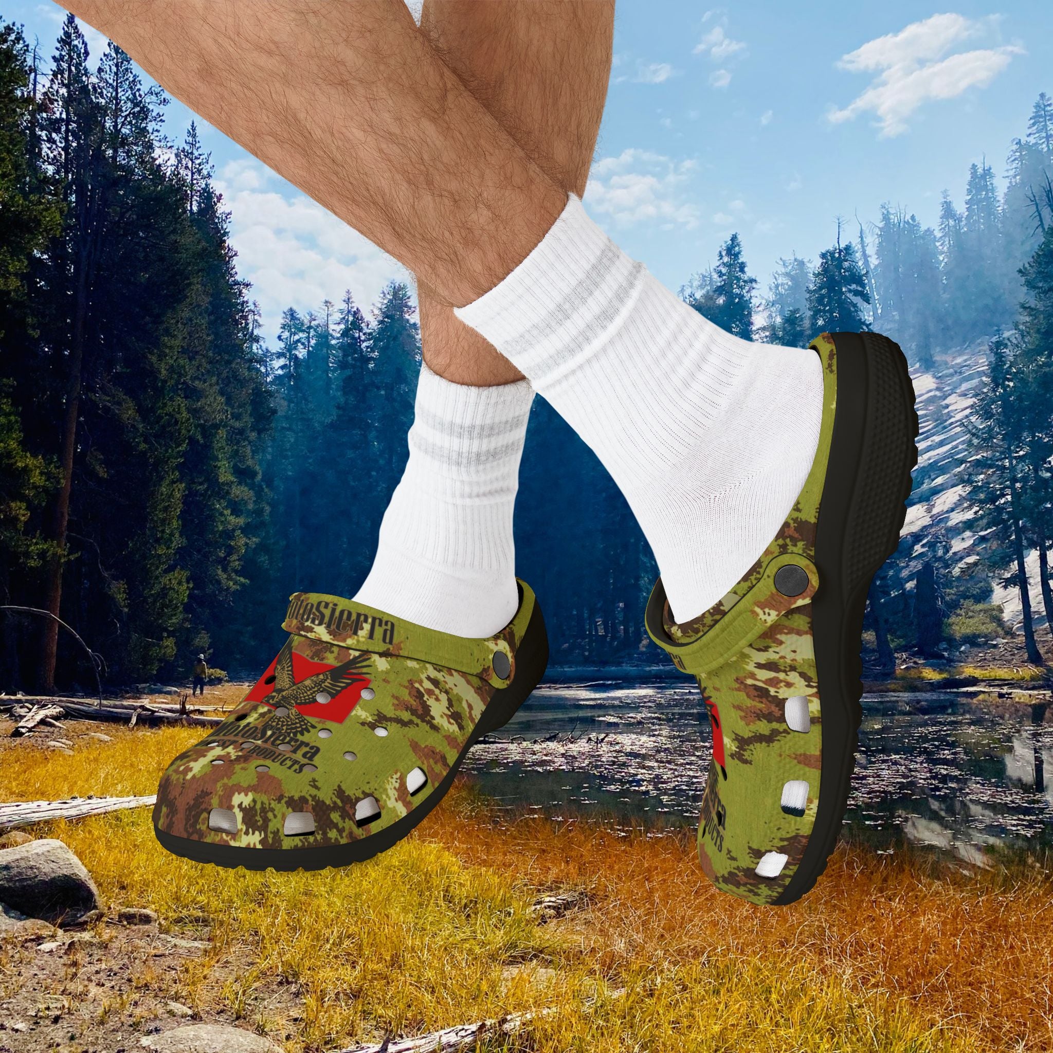 Kestrel Logo Camo Foam Rubber Shoes