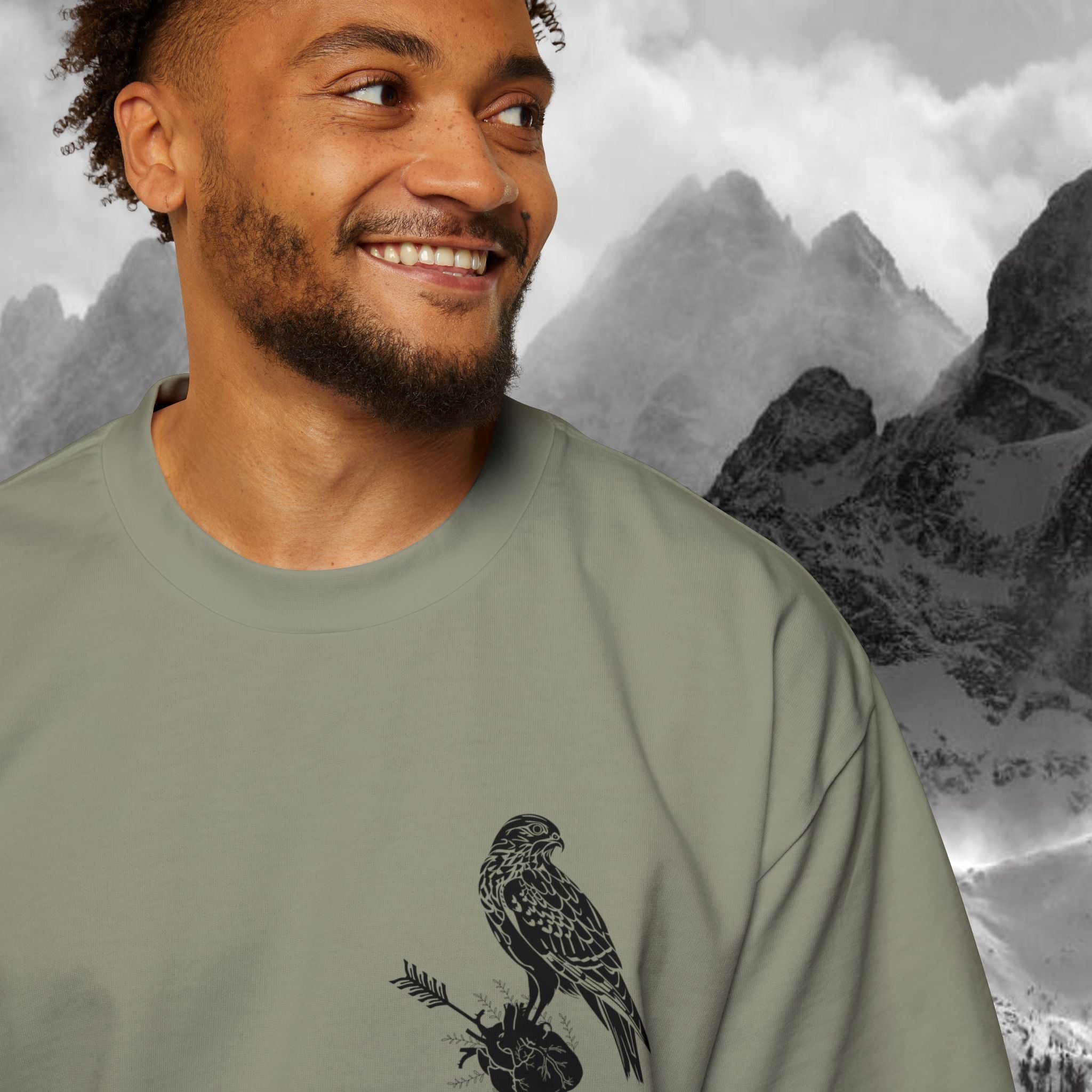 Australia Raker Peak Men's Heavy Oversized Tee