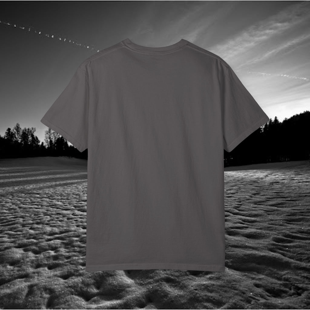 Aberdeen Garment-Dyed T-Shirt with Artistic Print, Casual Wear, Unique Gift, Graphic Tee