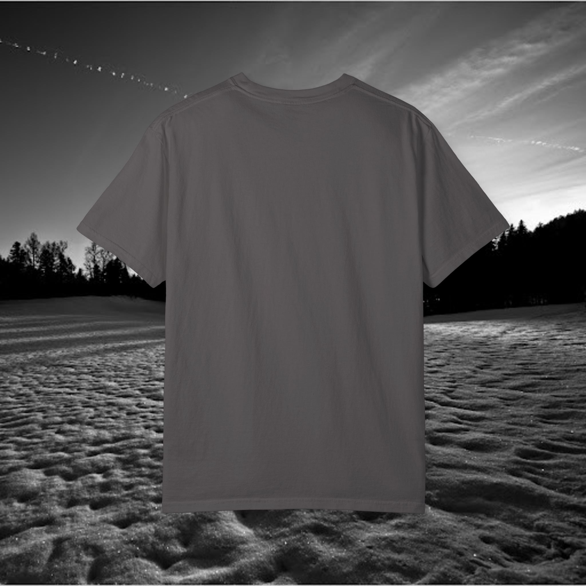 Aberdeen Garment-Dyed T-Shirt with Artistic Print, Casual Wear, Unique Gift, Graphic Tee