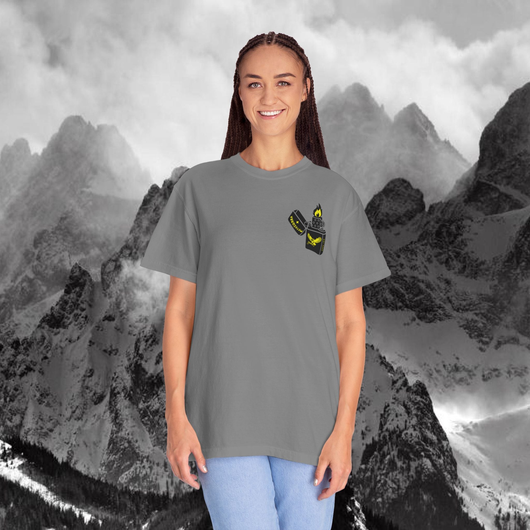 Flint Unisex Garment-Dyed T-shirt