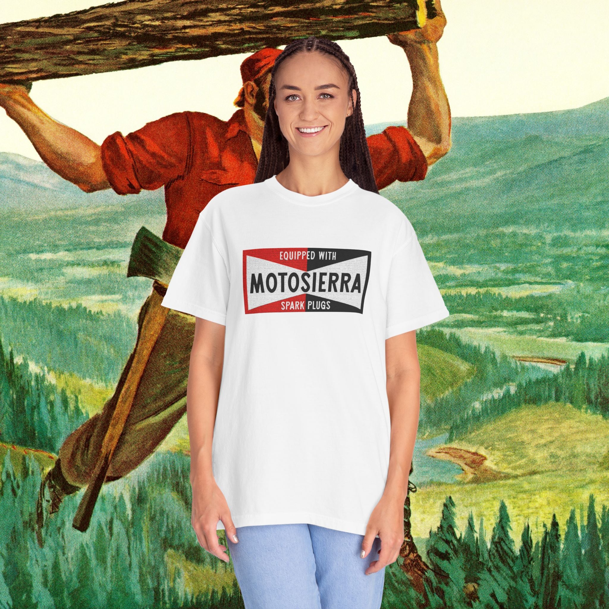 Plug Unisex Garment-Dyed T-shirt
