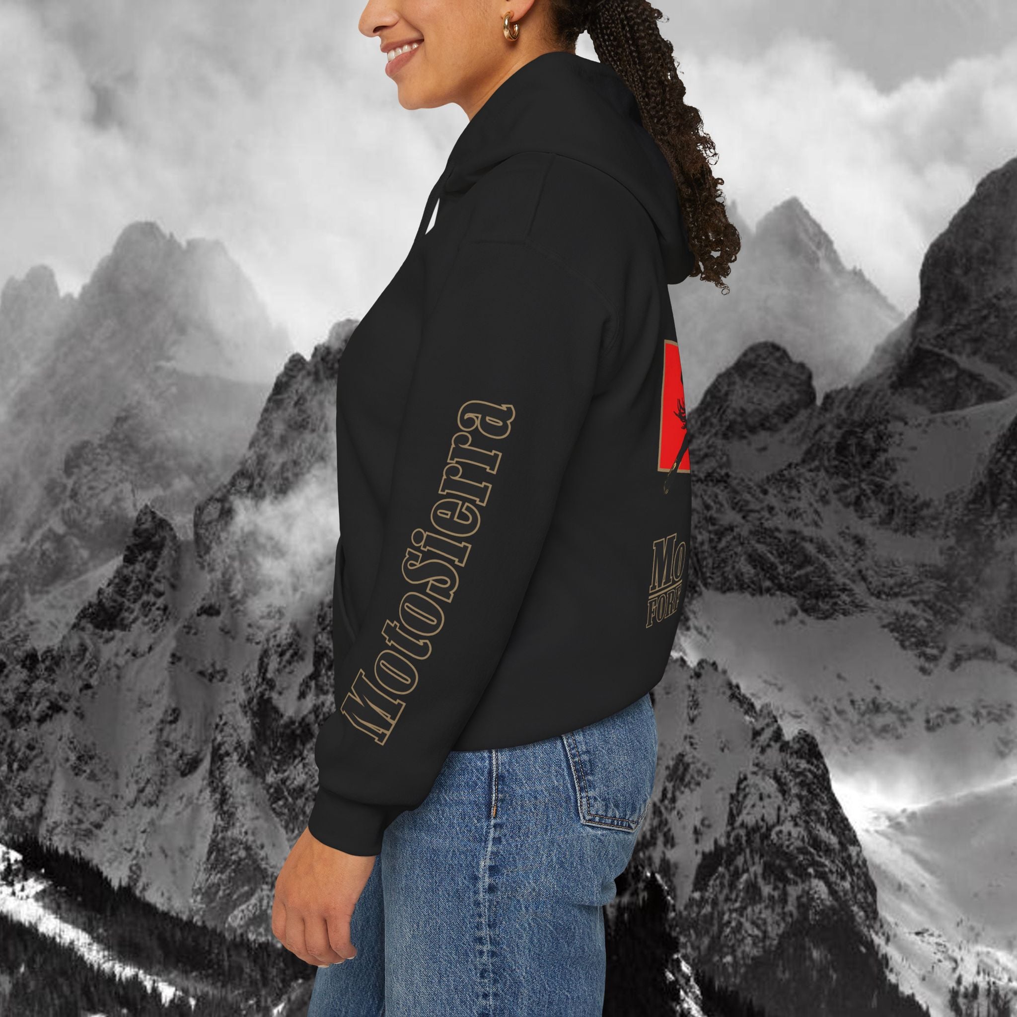 Moto Cowboy Heavy Blend Hoodie