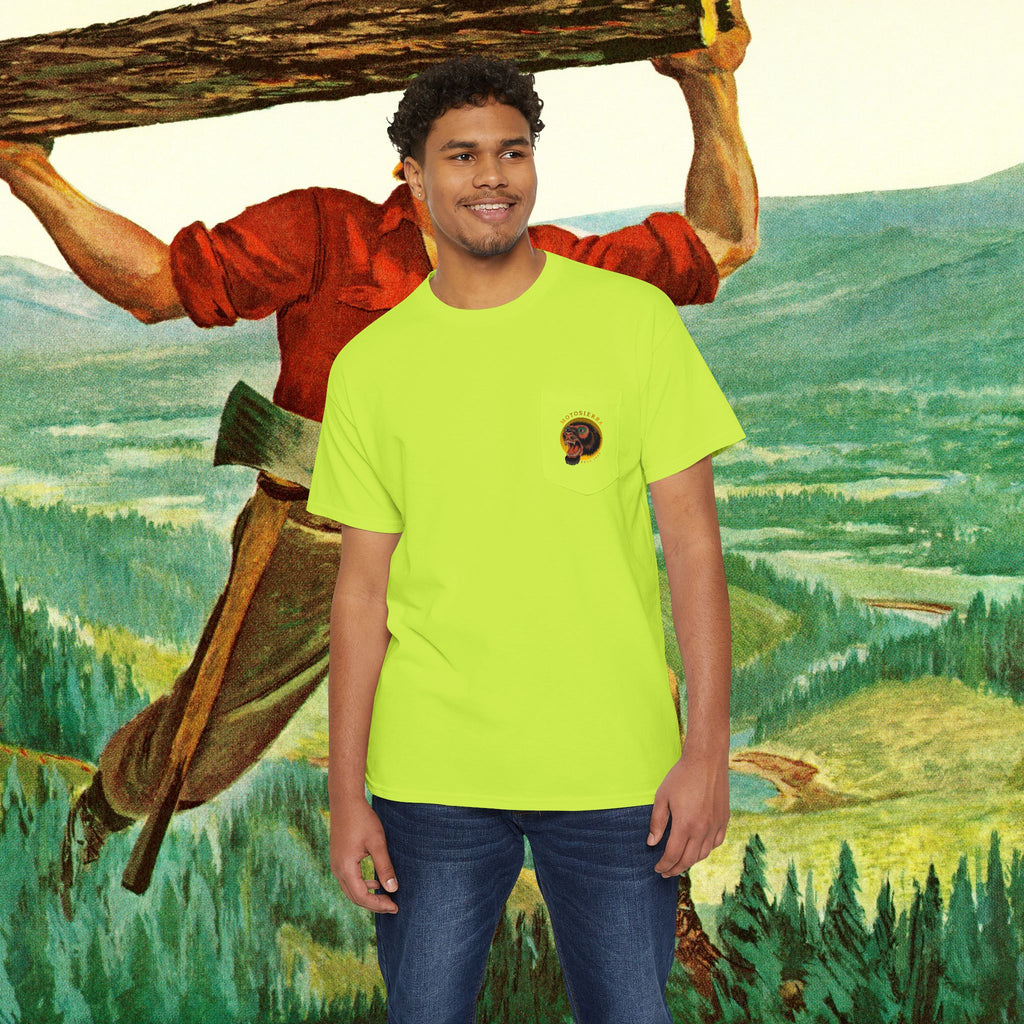 Sasquatch Unisex Heavy Cotton Pocket Tee