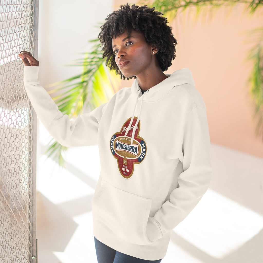 Vintage Three-Panel Fleece Hoodie