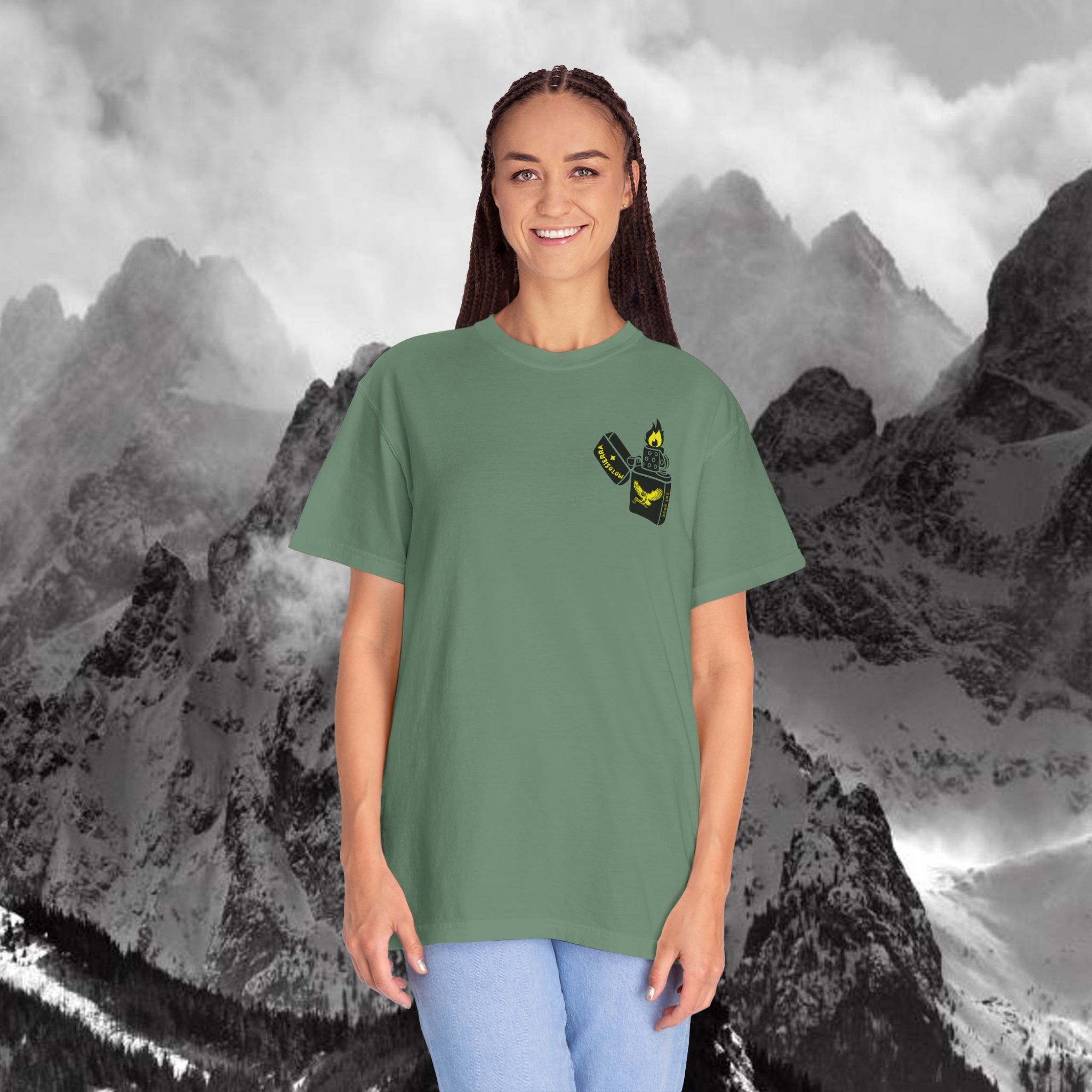 Flint Unisex Garment-Dyed T-shirt