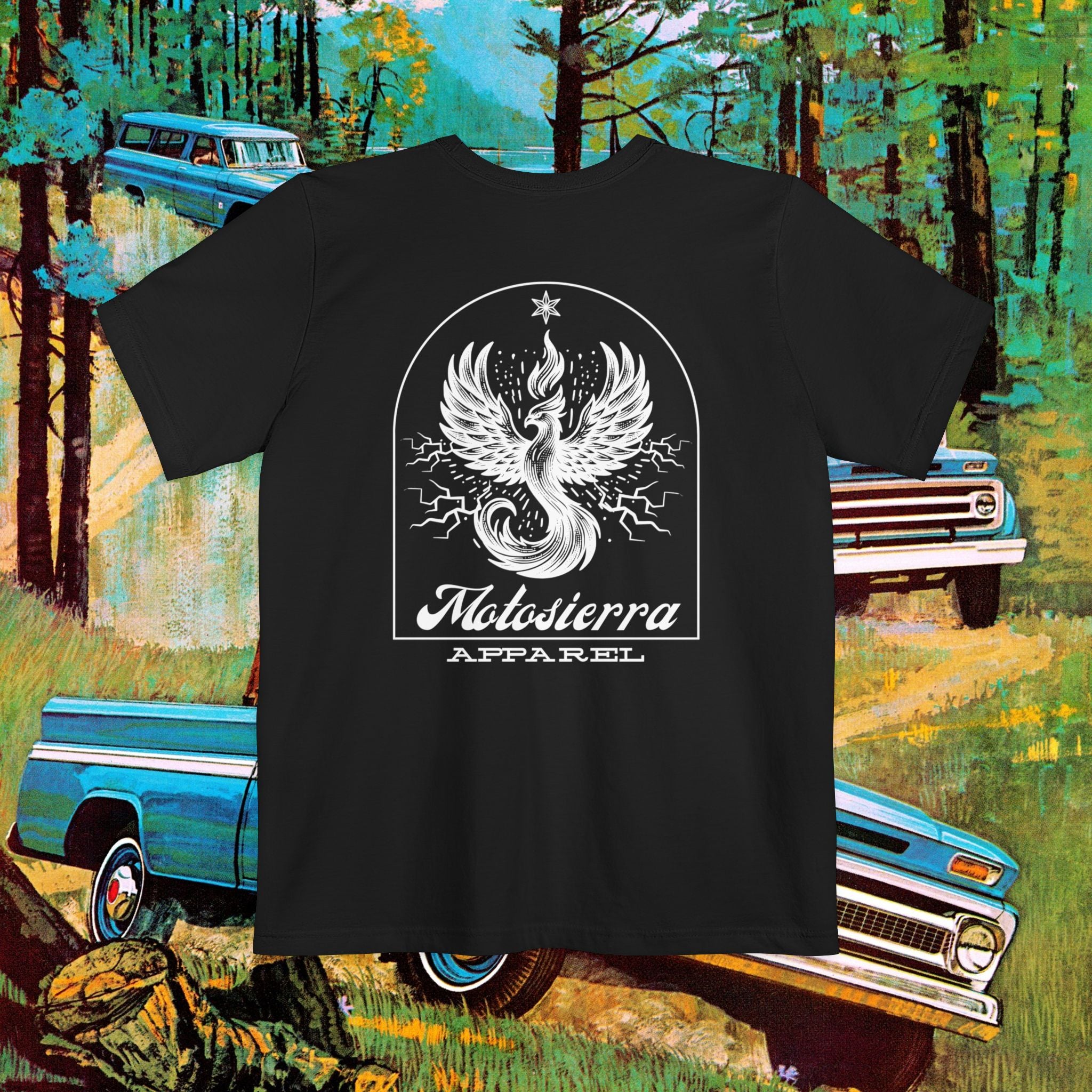 Thunderbird Vintage-Inspired Unisex Pocket T-Shirt