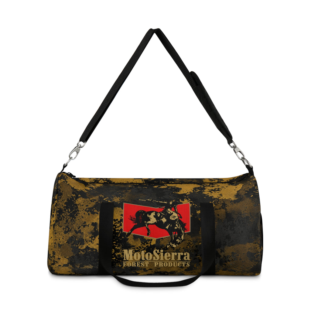 Gold Flecktarn Cowboy Logo  Duffel Bag
