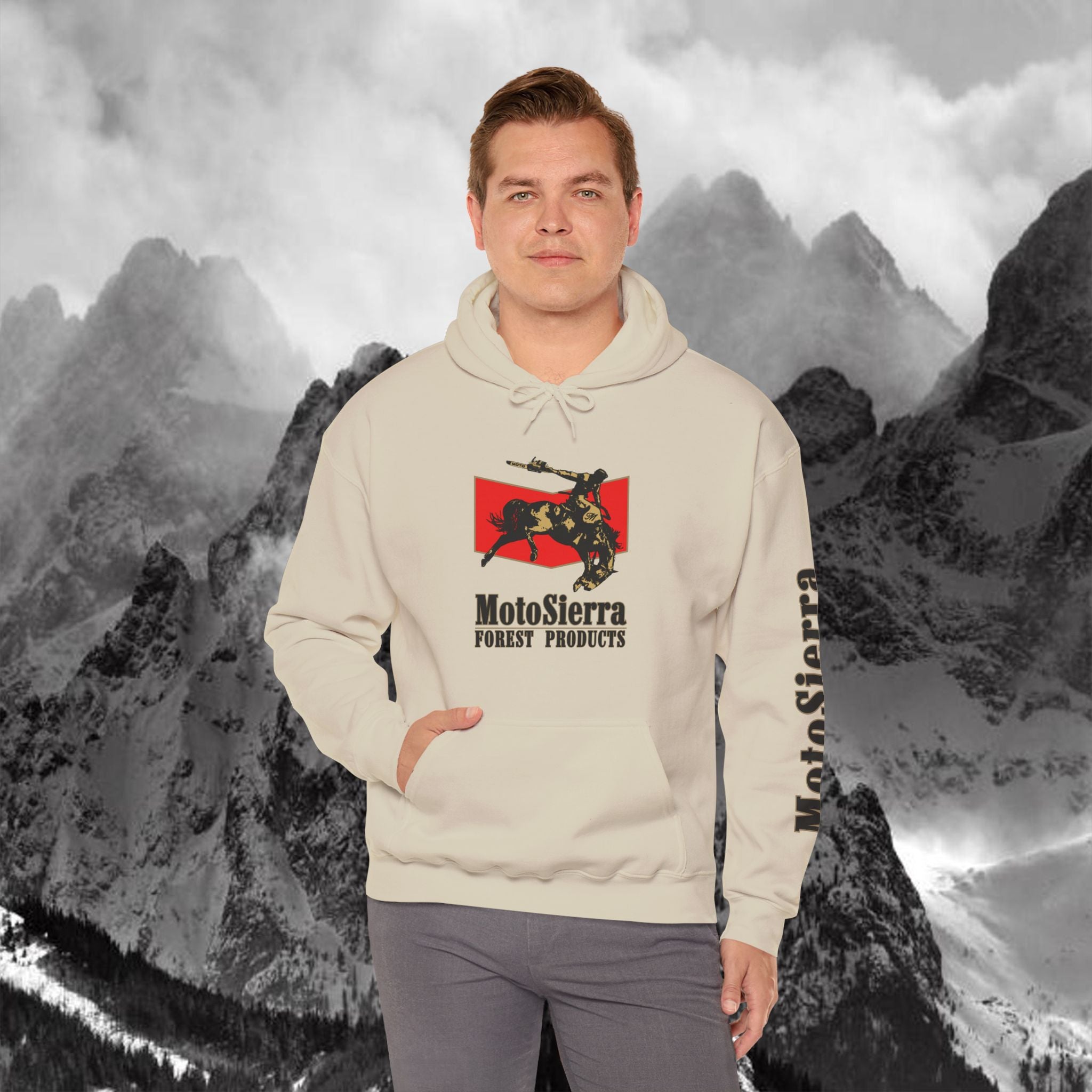 Moto Cowboy Heavy Blend Hoodie