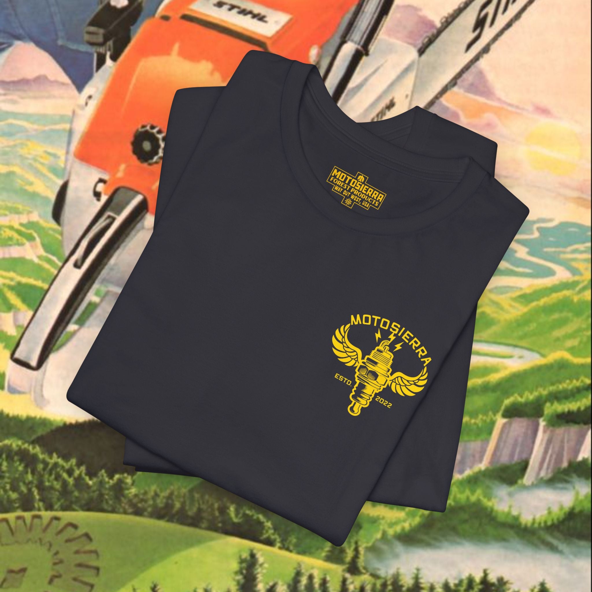 NGK Yellow Unisex Jersey Short Sleeve Tee