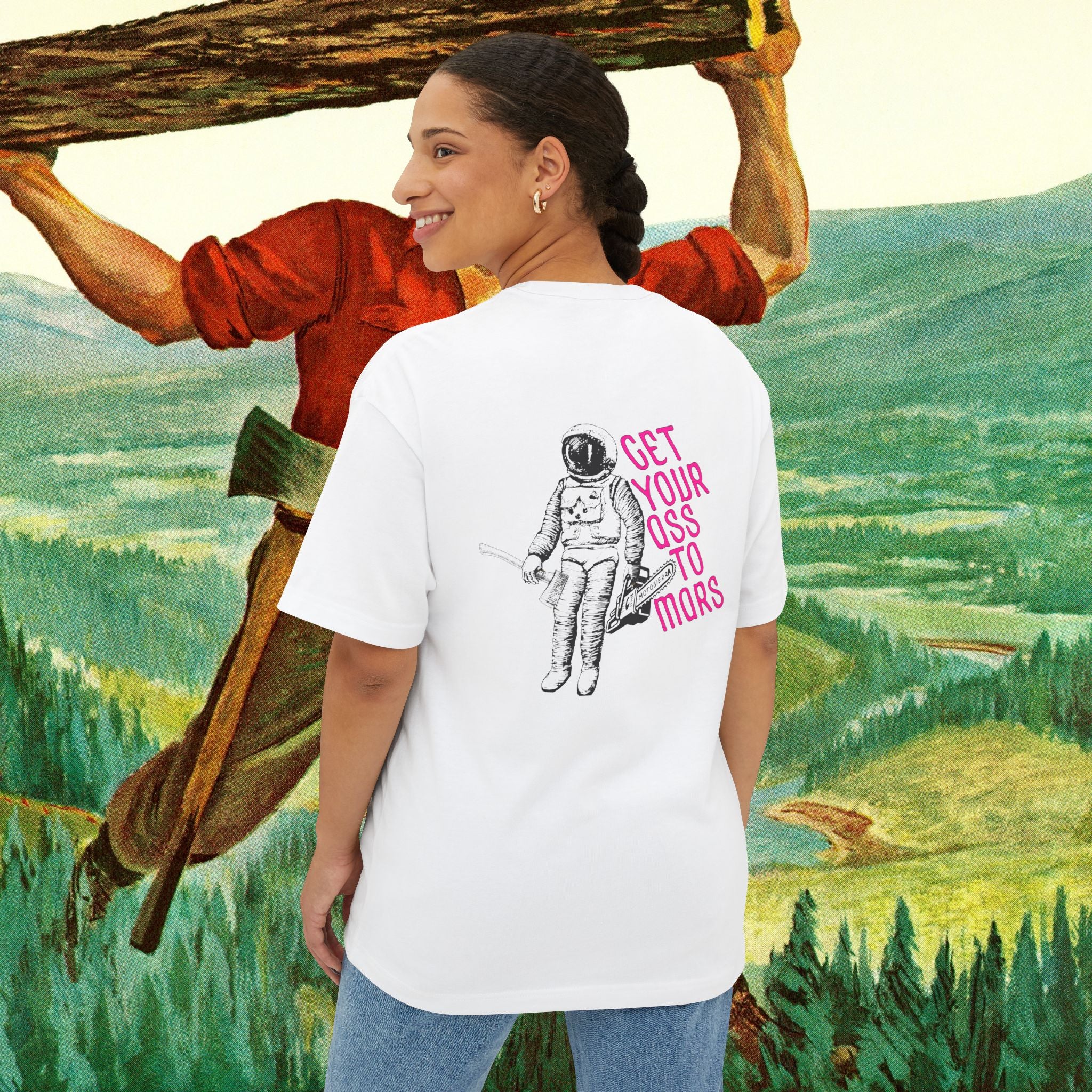 Mars Unisex Oversized Boxy Tee