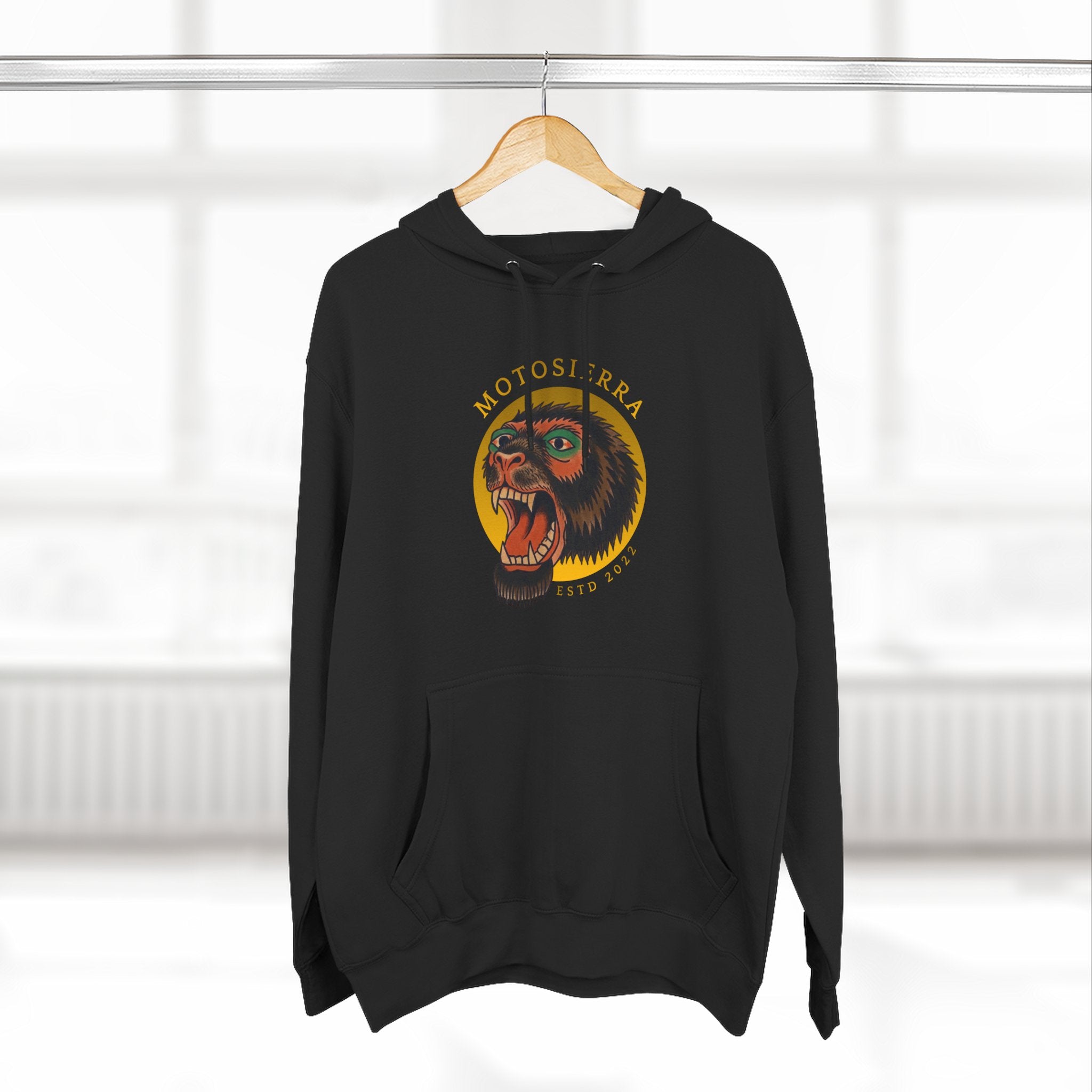 Sasquatch Three-Panel Fleece Hoodie
