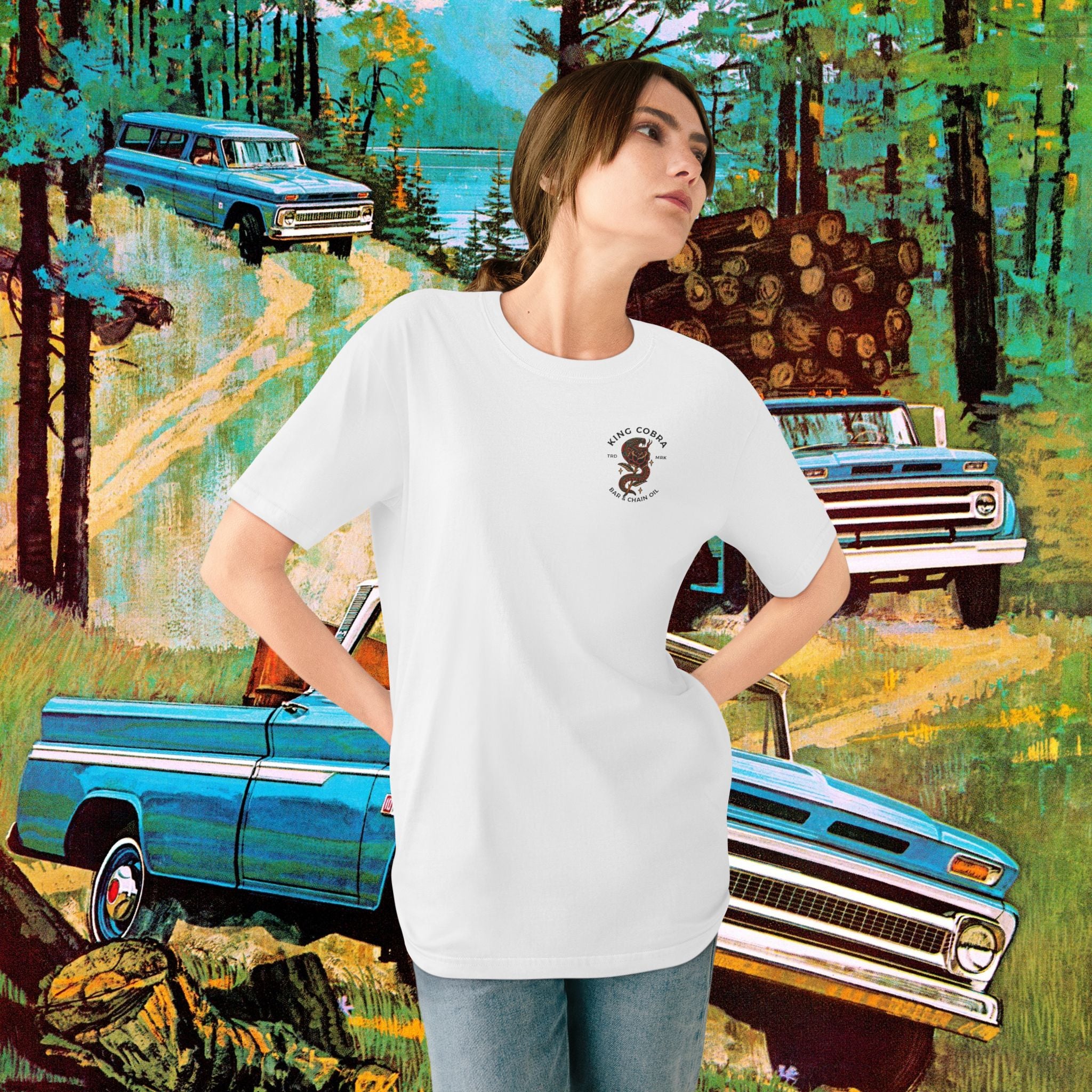 King Cobra Bar Oil Organic Staple T-shirt
