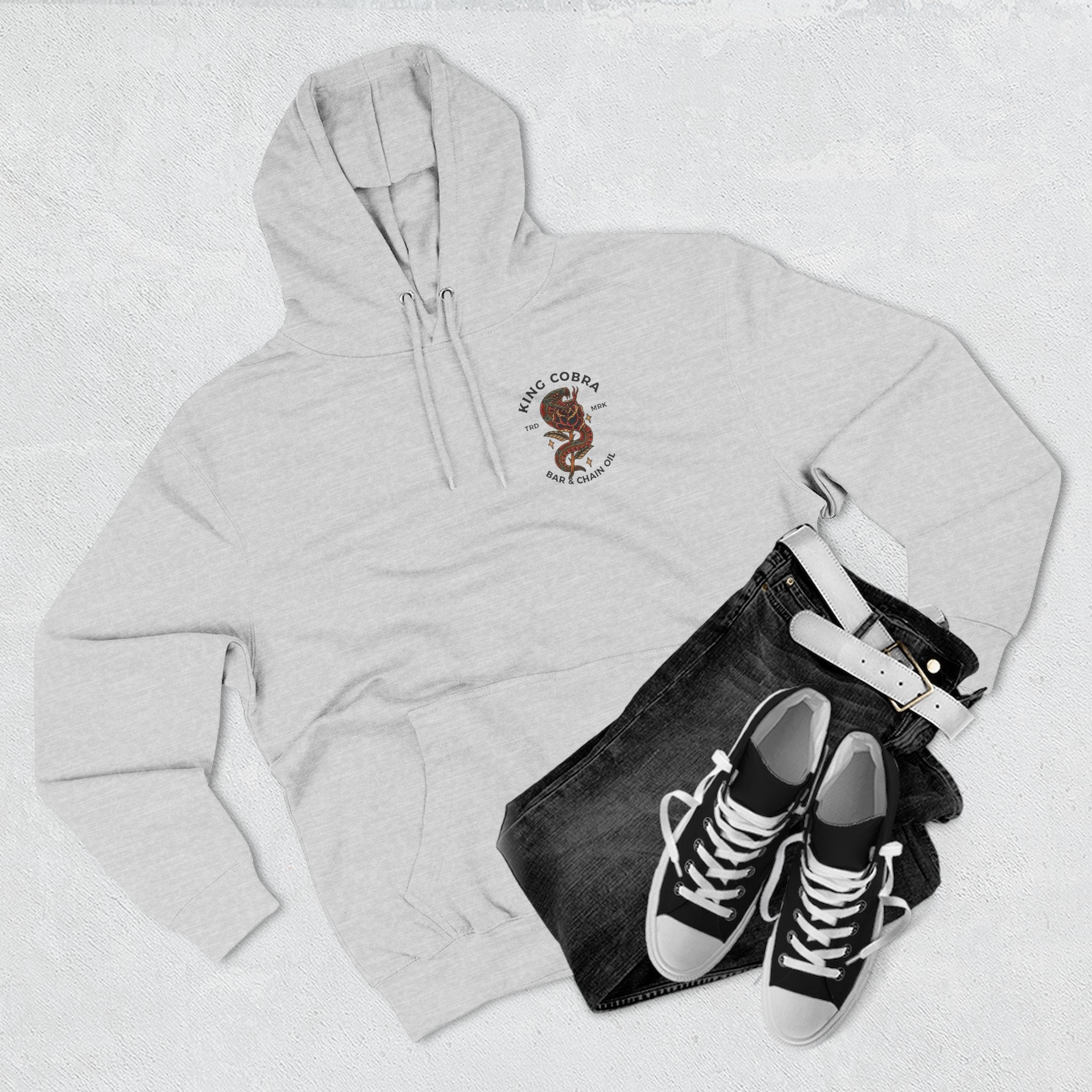 King Cobra Three-Panel Fleece Hoodie