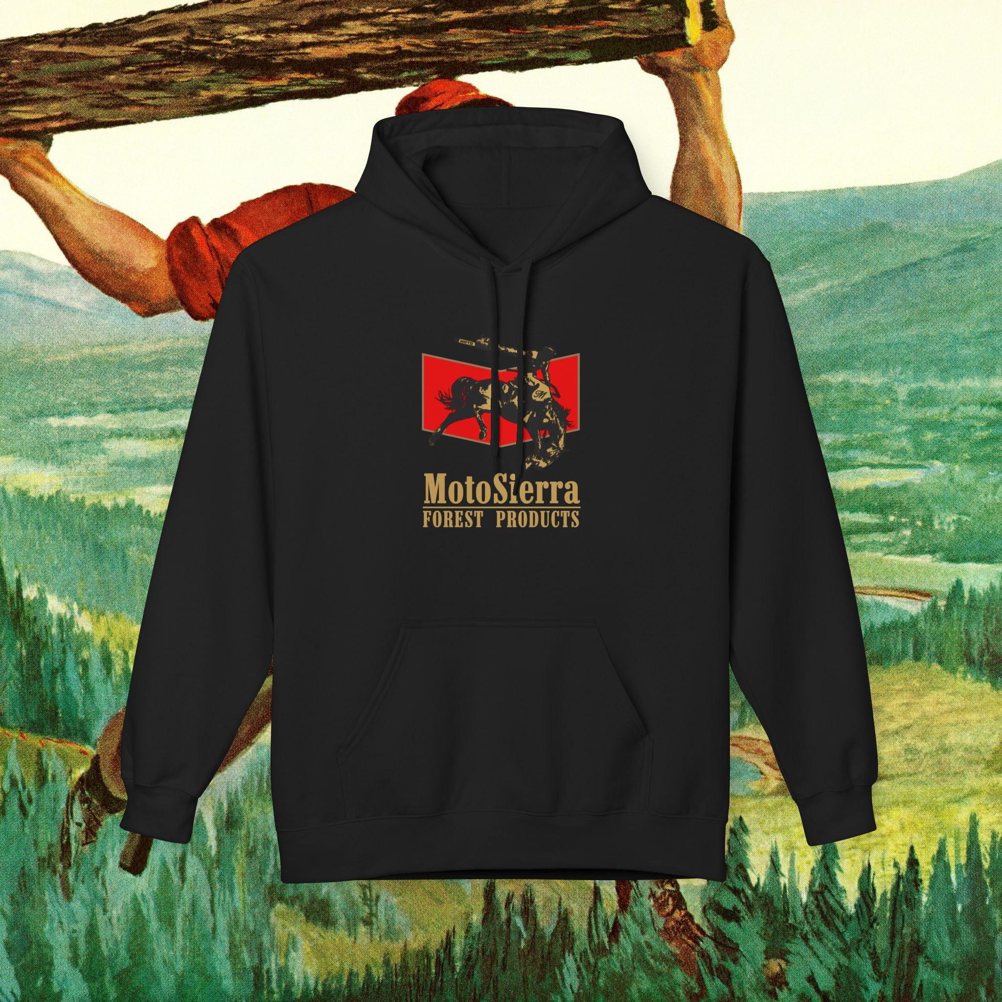 Australia Cowboy Logo Unisex Midweight Softstyle Fleece Hoodie
