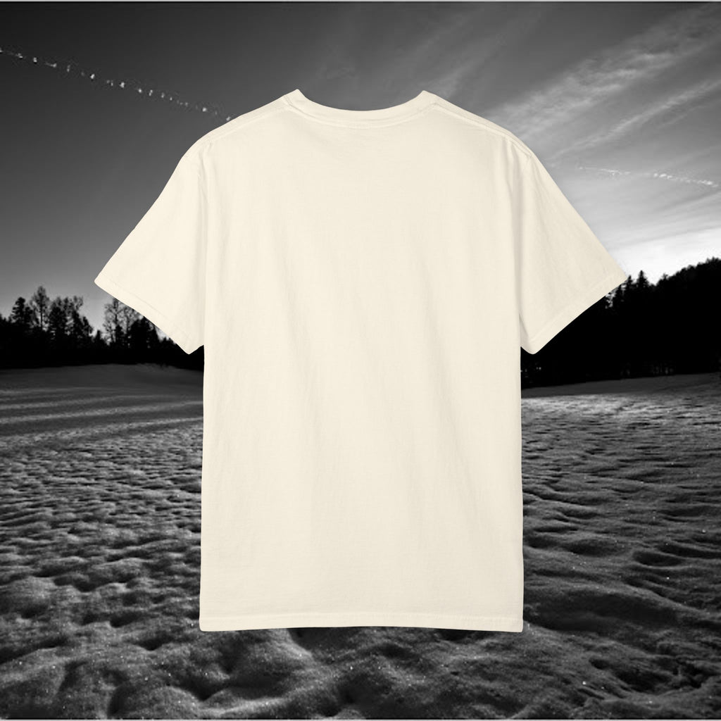 Cutter Garment-Dyed T-Shirt with Artistic Print, Casual Wear, Unique Gift, Streetwear, Graphic Tee, All-Occasion Style