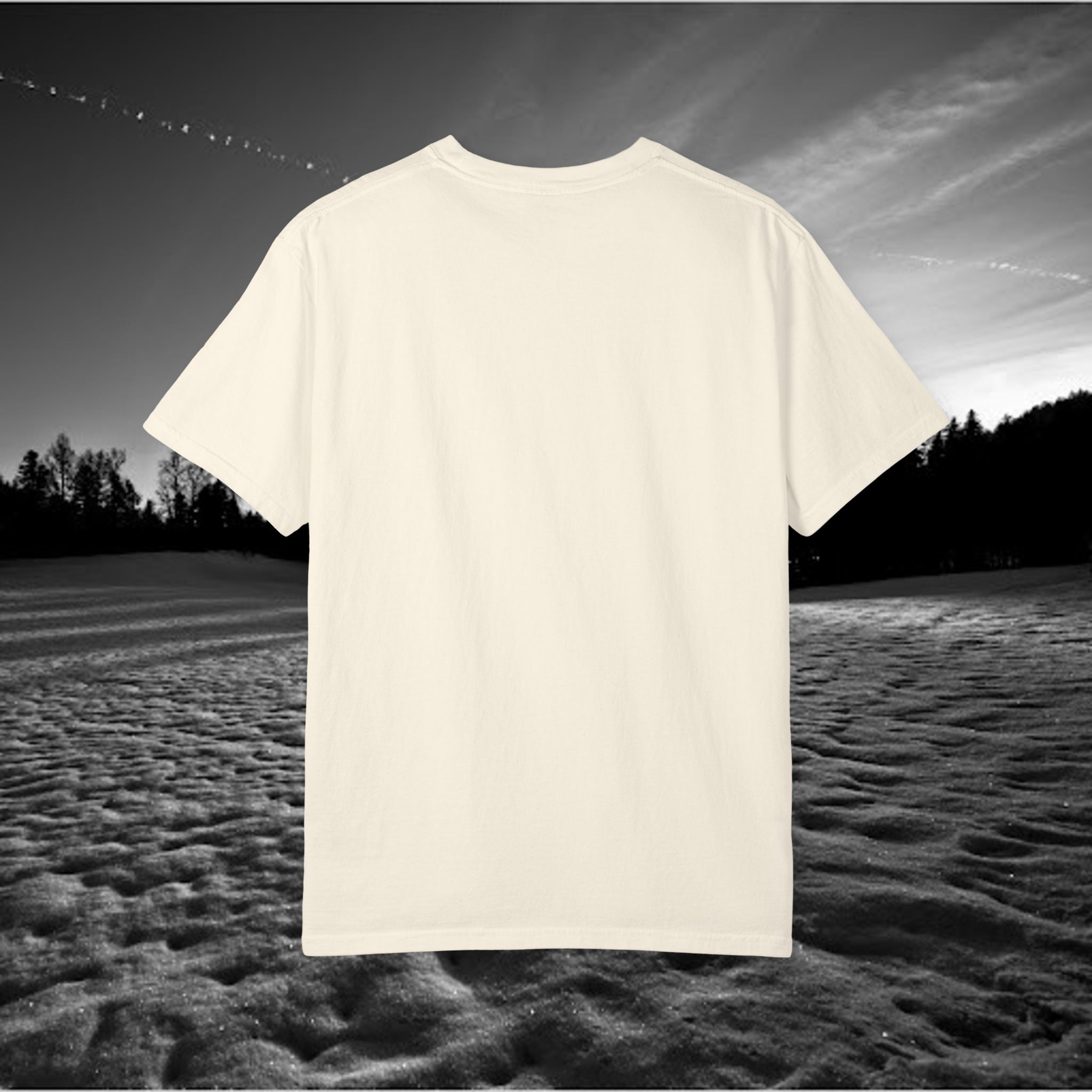 Cutter Garment-Dyed T-Shirt with Artistic Print, Casual Wear, Unique Gift, Streetwear, Graphic Tee, All-Occasion Style