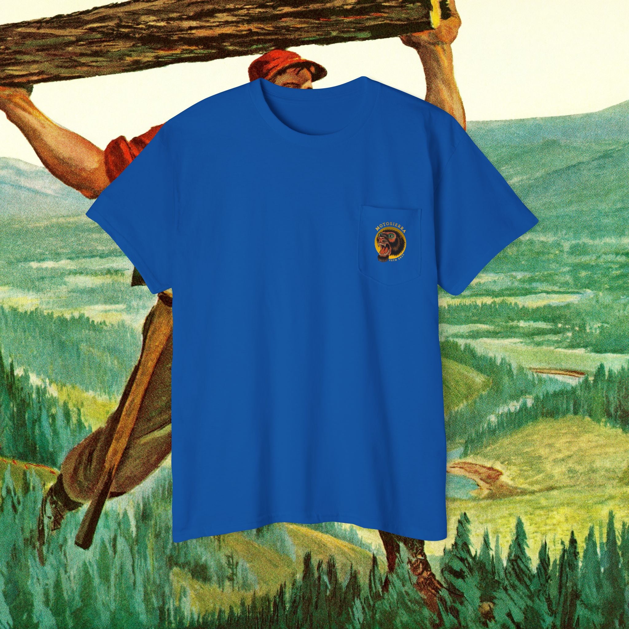 Sasquatch Unisex Heavy Cotton Pocket Tee