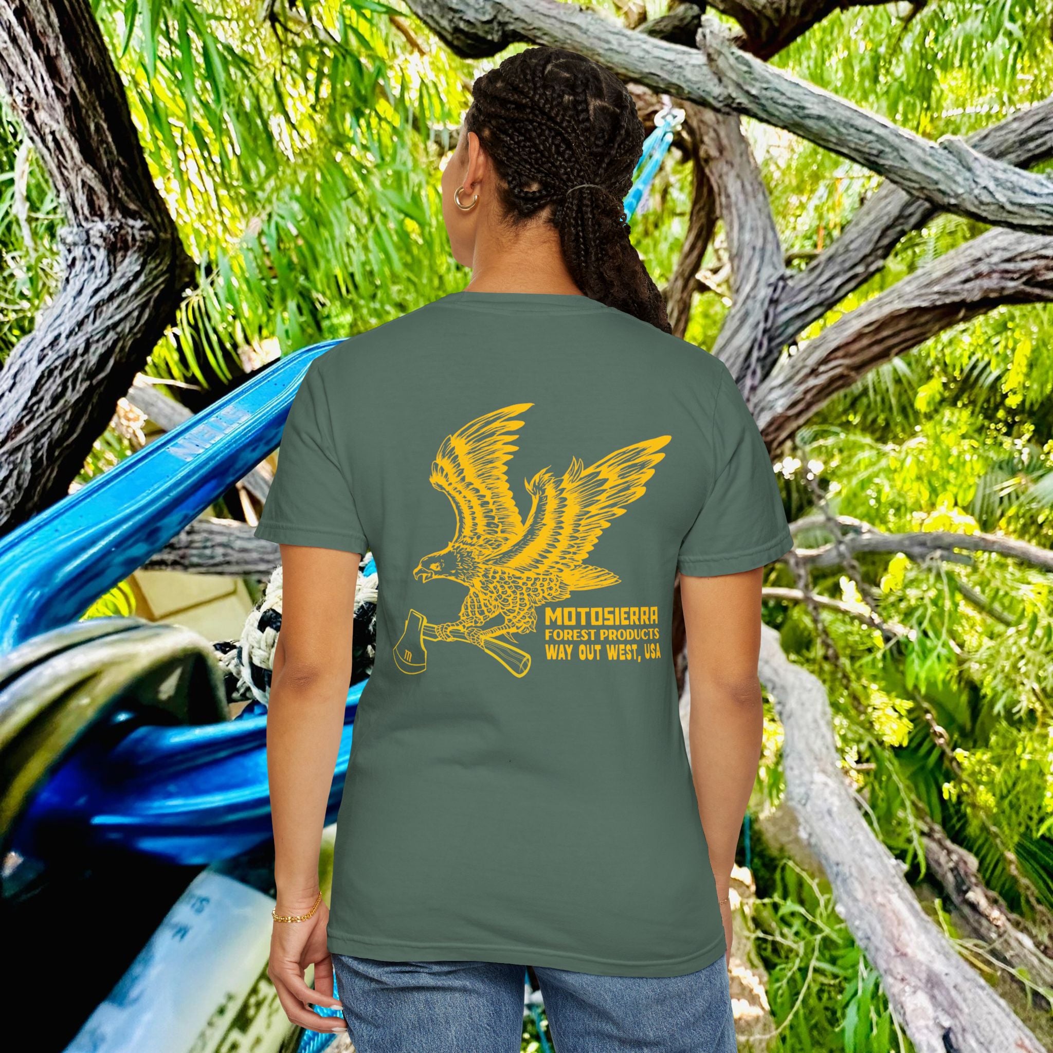Eagle Unisex Garment-Dyed T-shirt