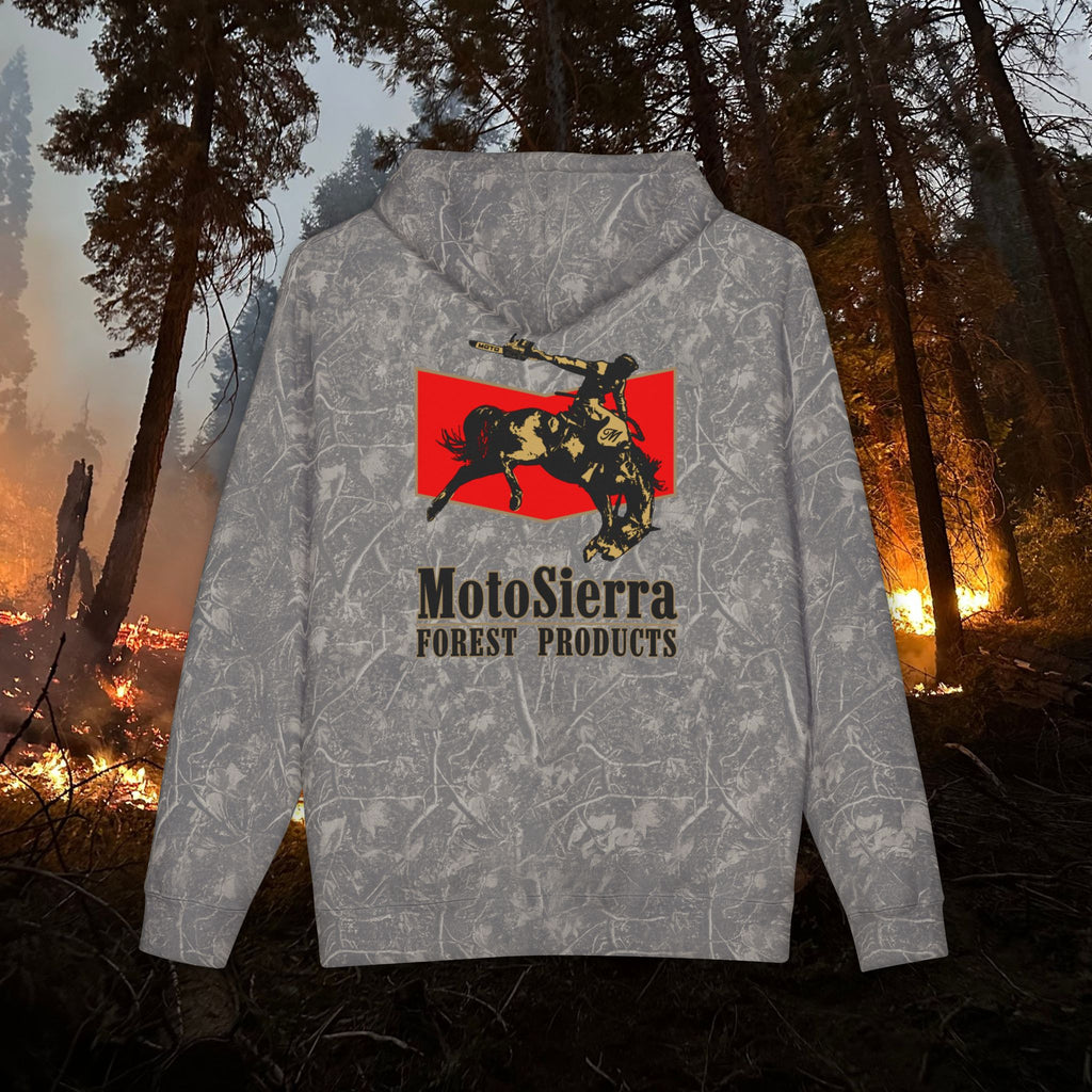 Classic Moto Cowboy Logo Deadwood Unisex Heavyweight Hooded Sweatshirt