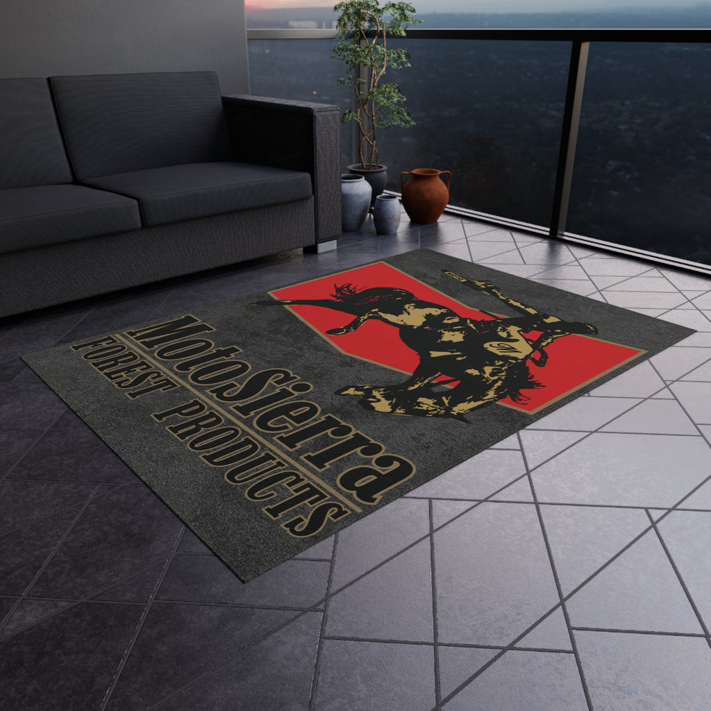 Saw Shop/Outdoor Rug | Camping Floor Mat, Unique Home Addition