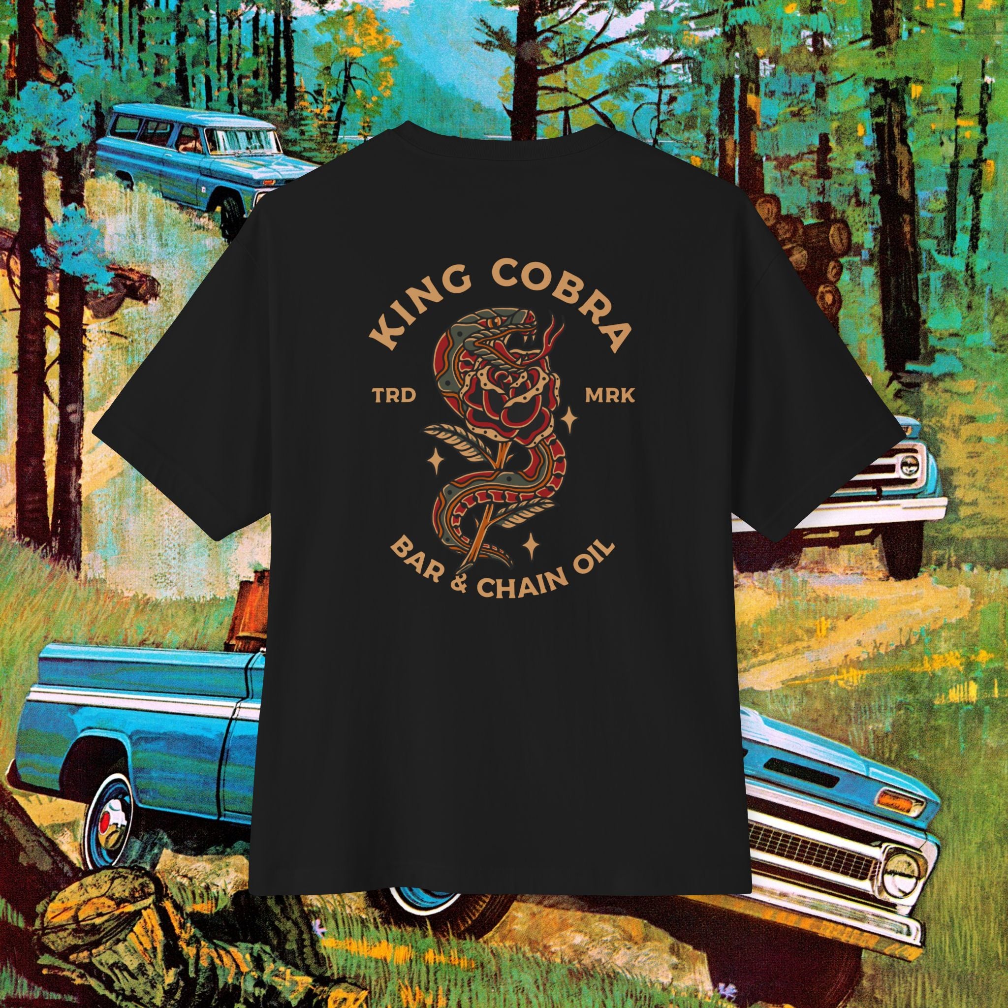 King Cobra Unisex Oversized Boxy Tee