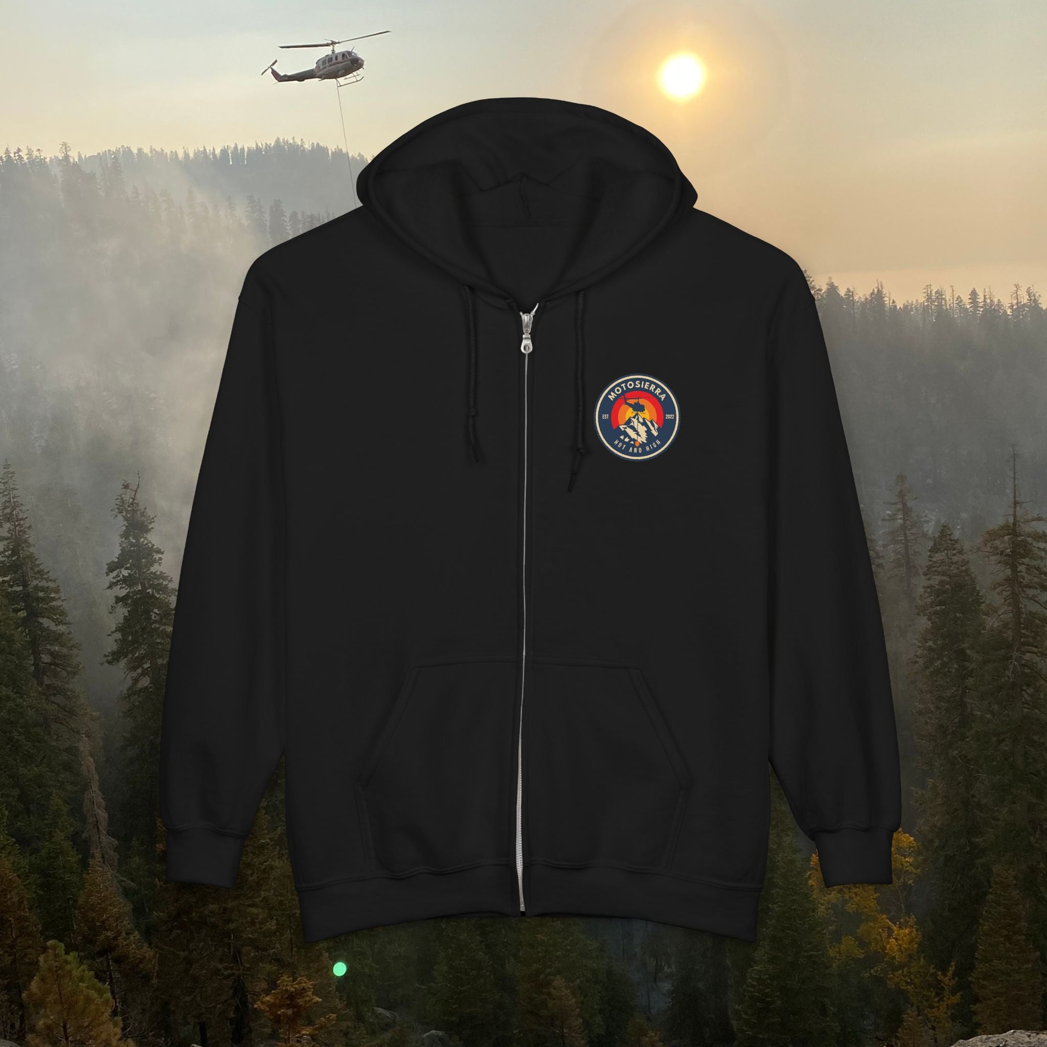 Hot & High Unisex Heavy Blend™ Full Zip Hooded Sweatshirt