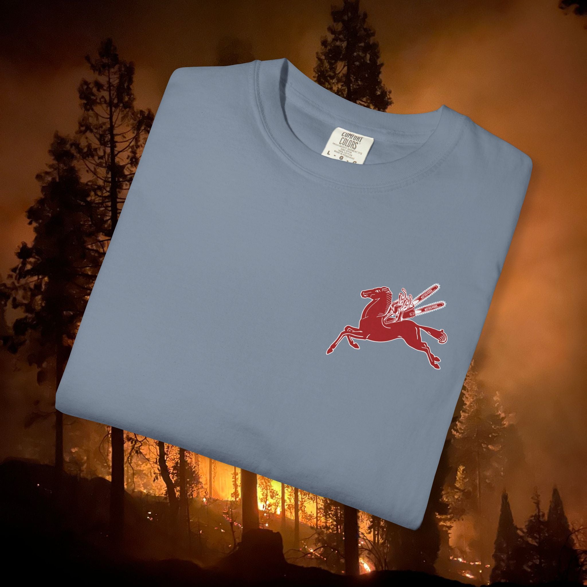 Pegasus Unisex Garment-Dyed T-shirt