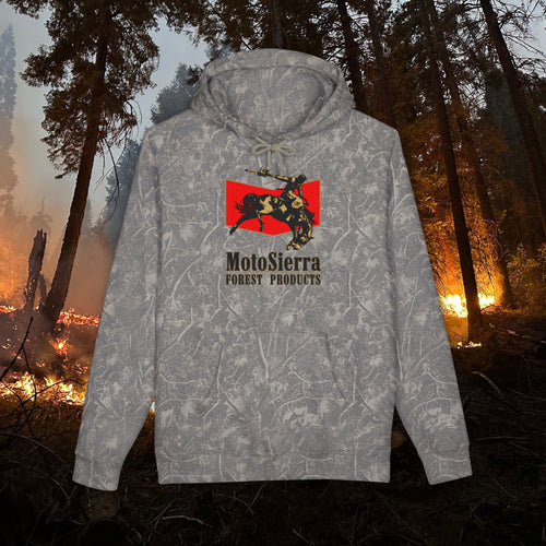 Classic Moto Cowboy Logo Deadwood Unisex Heavyweight Hooded Sweatshirt
