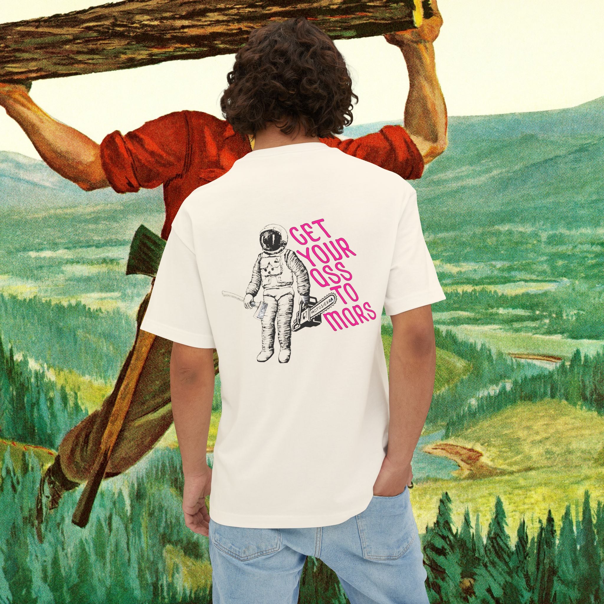 Mars Unisex Oversized Boxy Tee