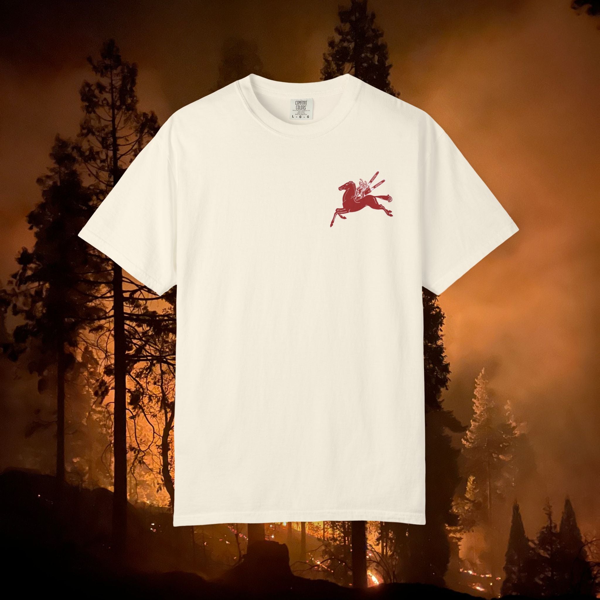 Pegasus Unisex Garment-Dyed T-shirt