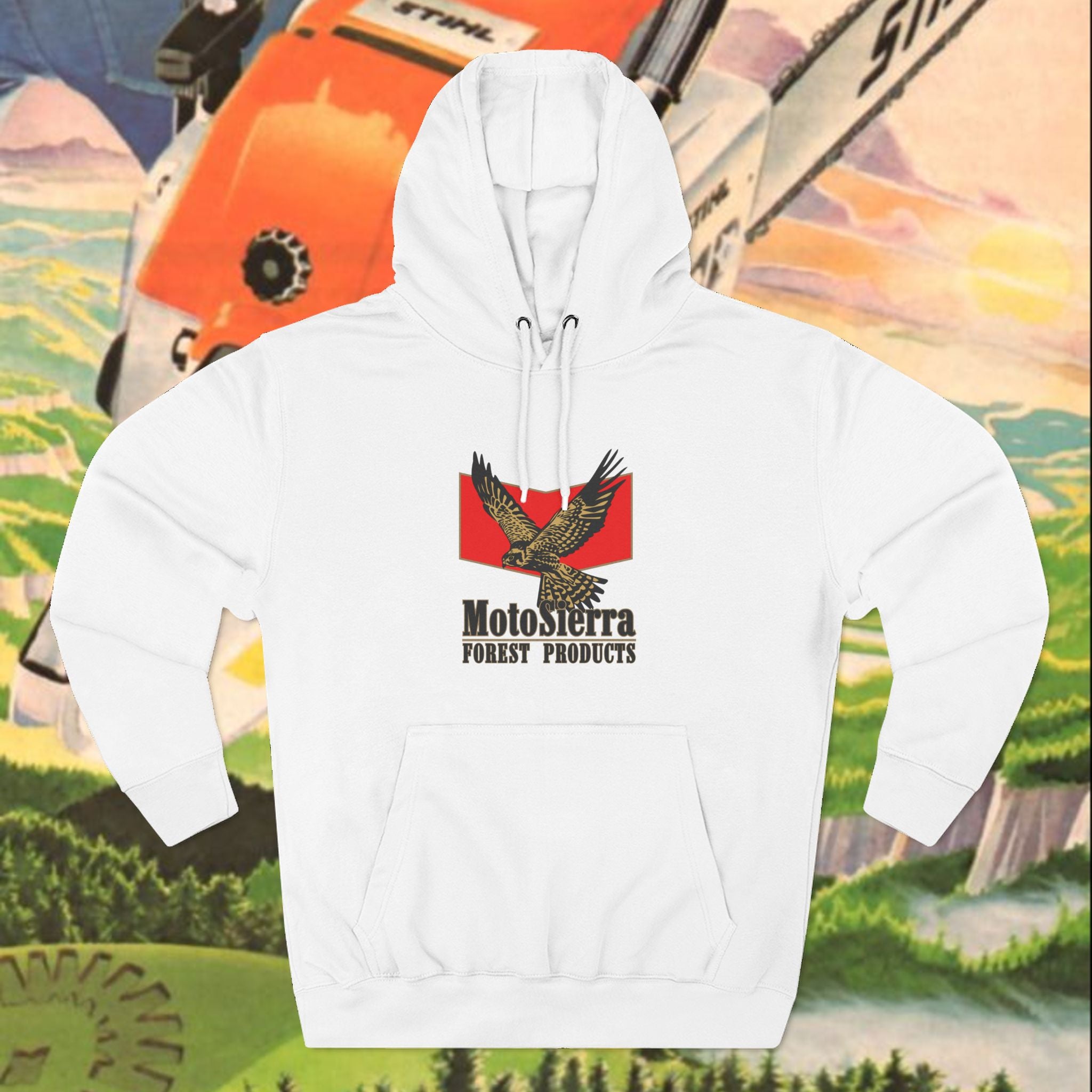 Kestrel Three-Panel Fleece Hoodie